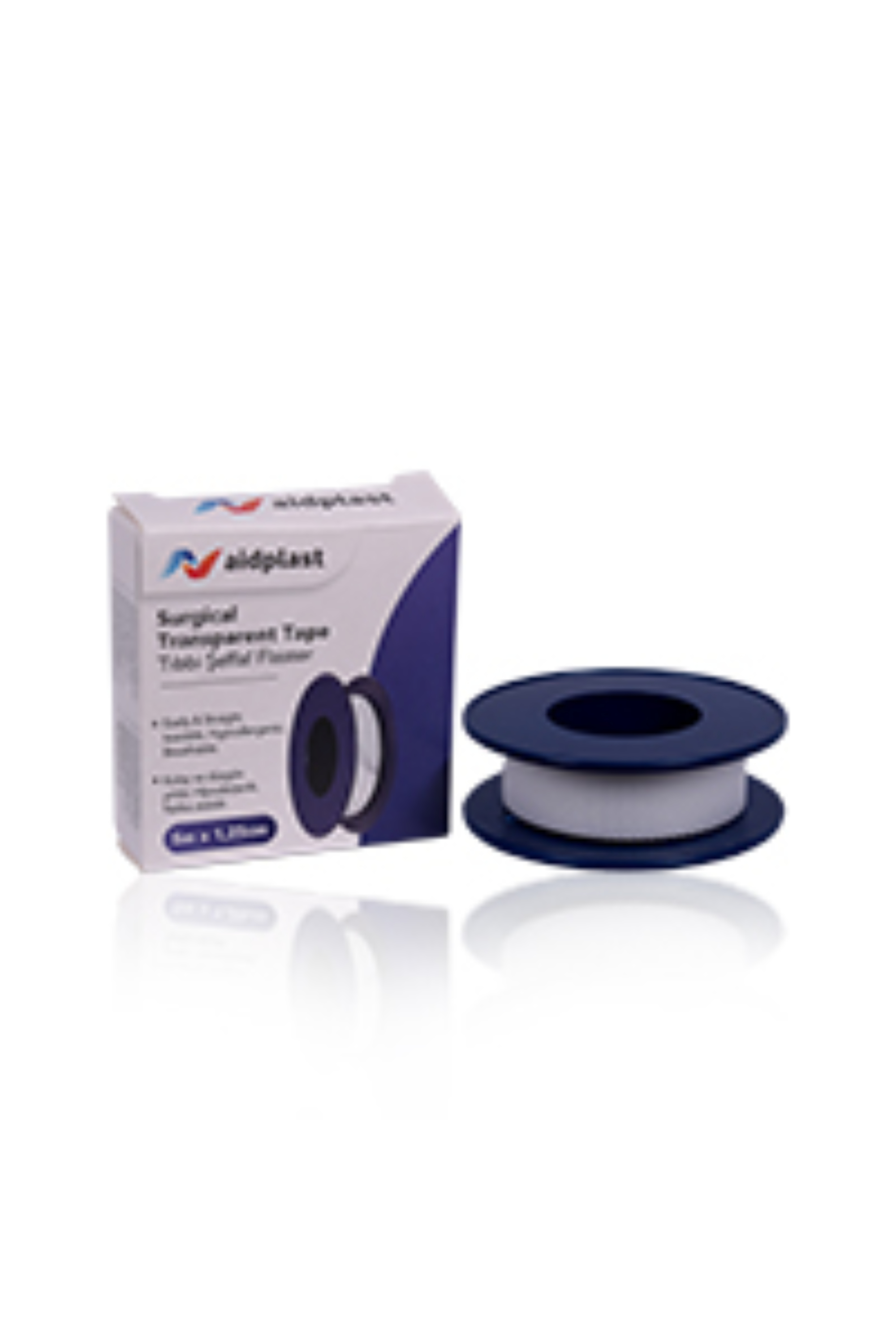 V302-AIDPLAST SURGICAL TRANSPARENT TAPE 5M X 2.5CM