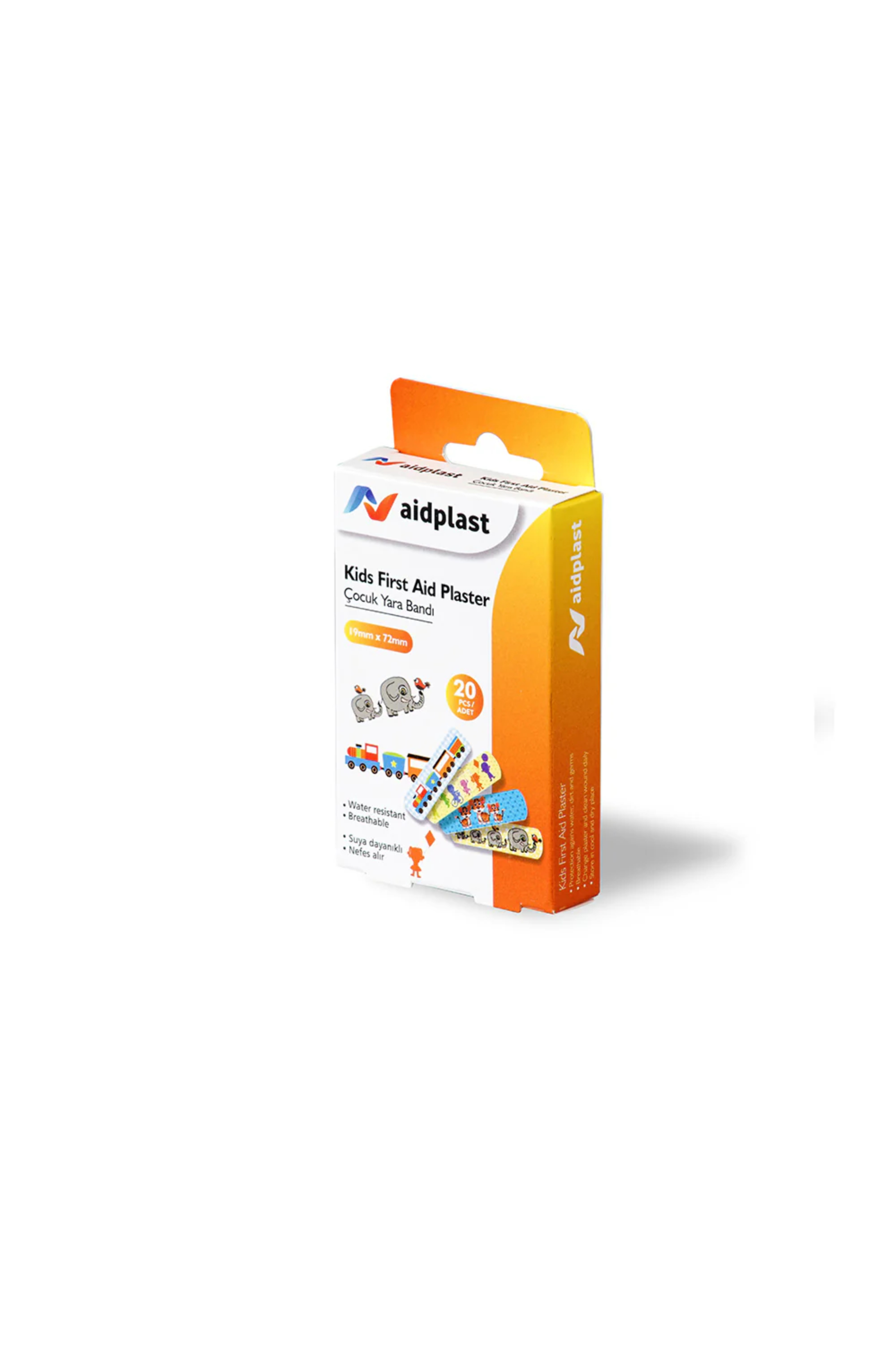 V831-AIDPLAST KIDS FIRST AID PLASTER 19MM X 72MM PE