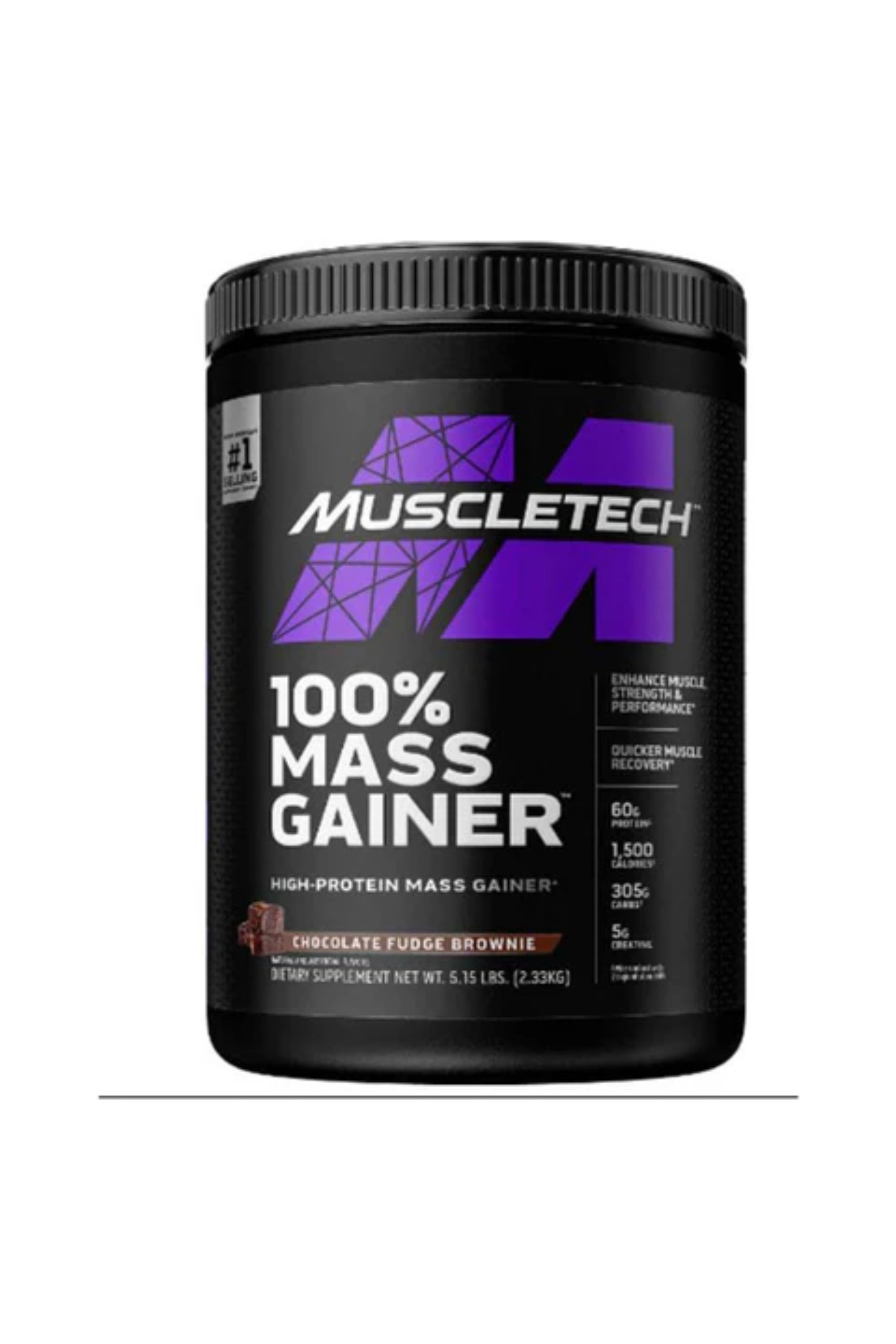 Muscletech 100% Mass Gainer Chocolate Fudge Brownie 5.5Ibs