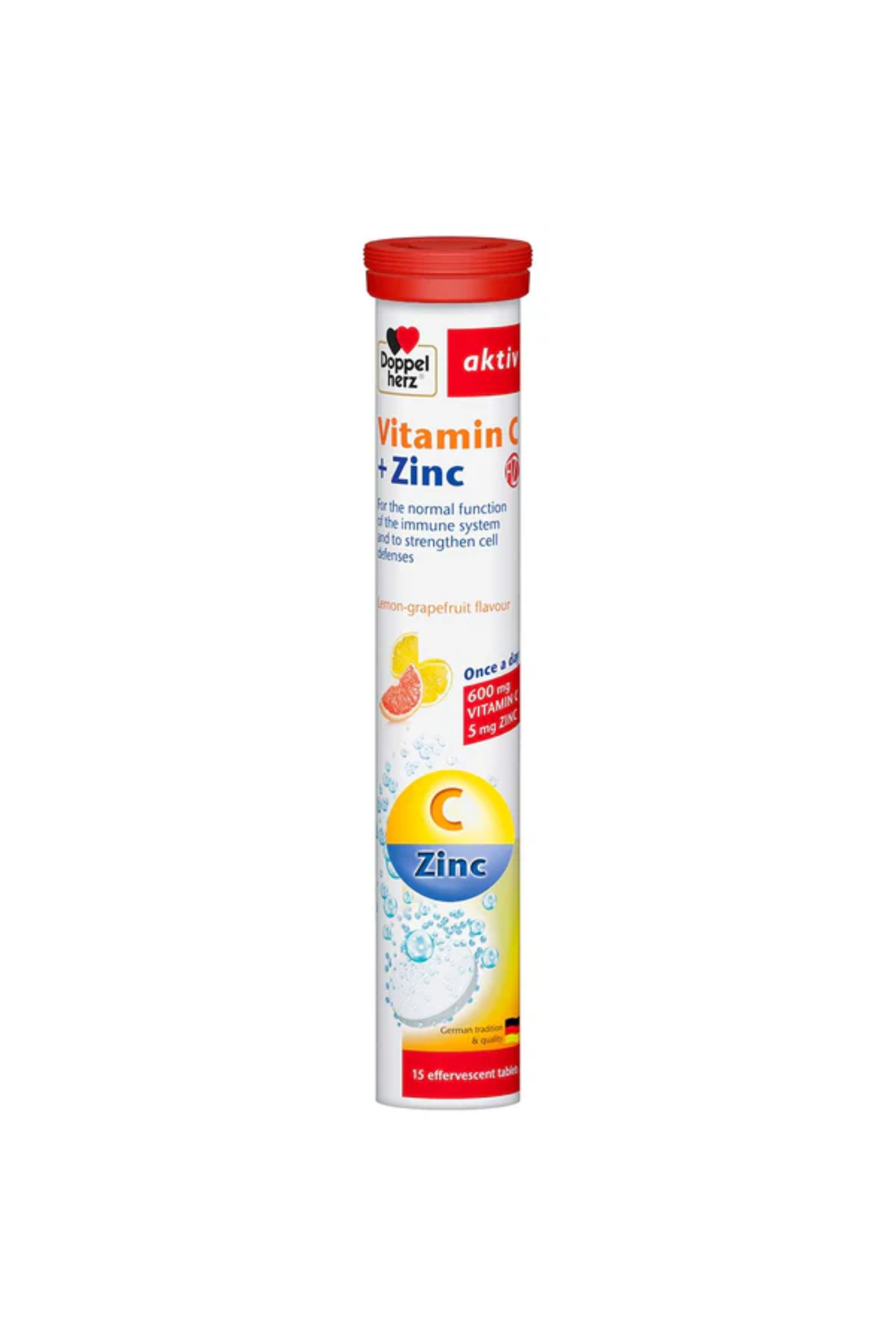 Doppelherz Aktiv Vitamin C + Zn 600Mg