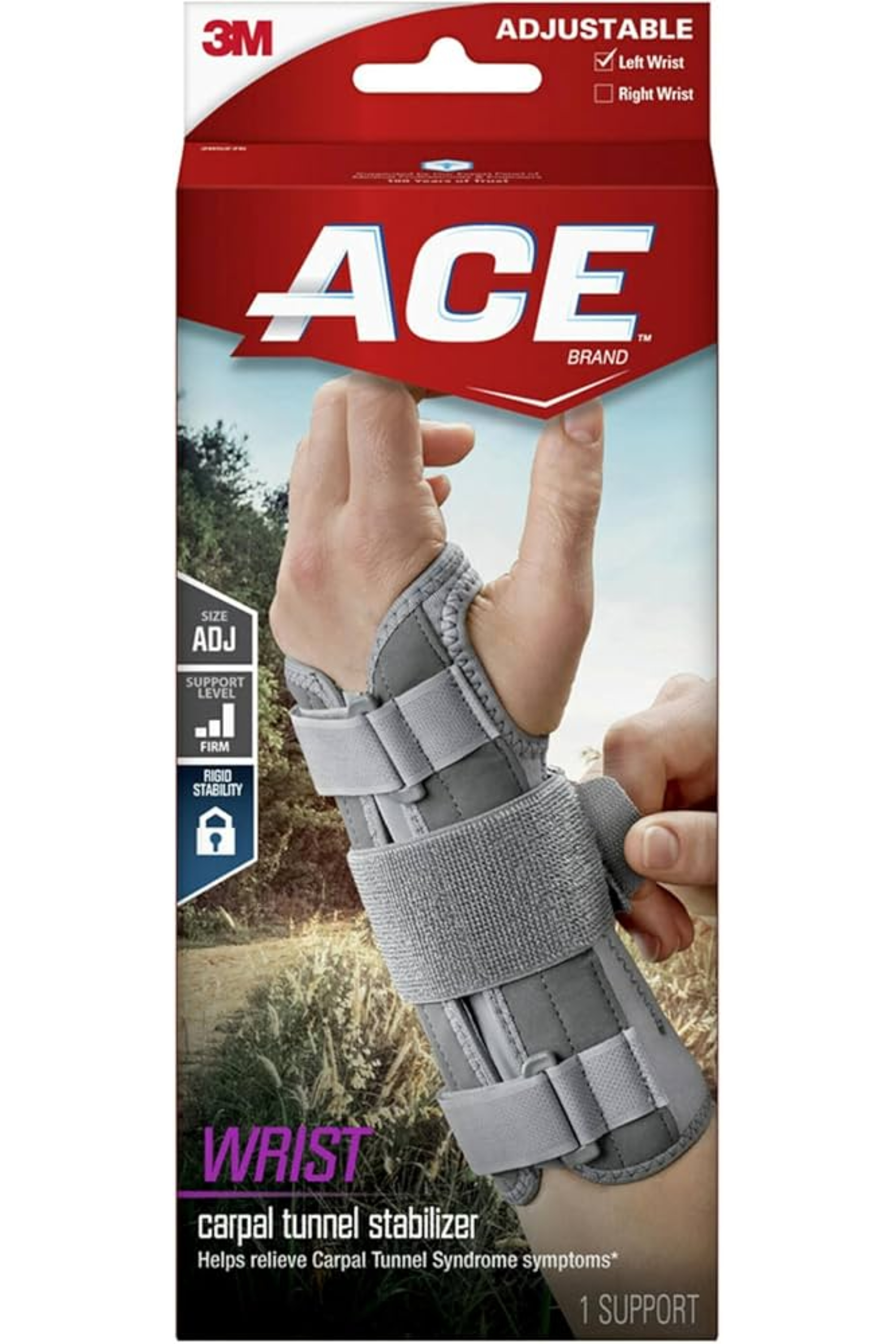ACE PLUS RIGID WRIST BRACE SMALL