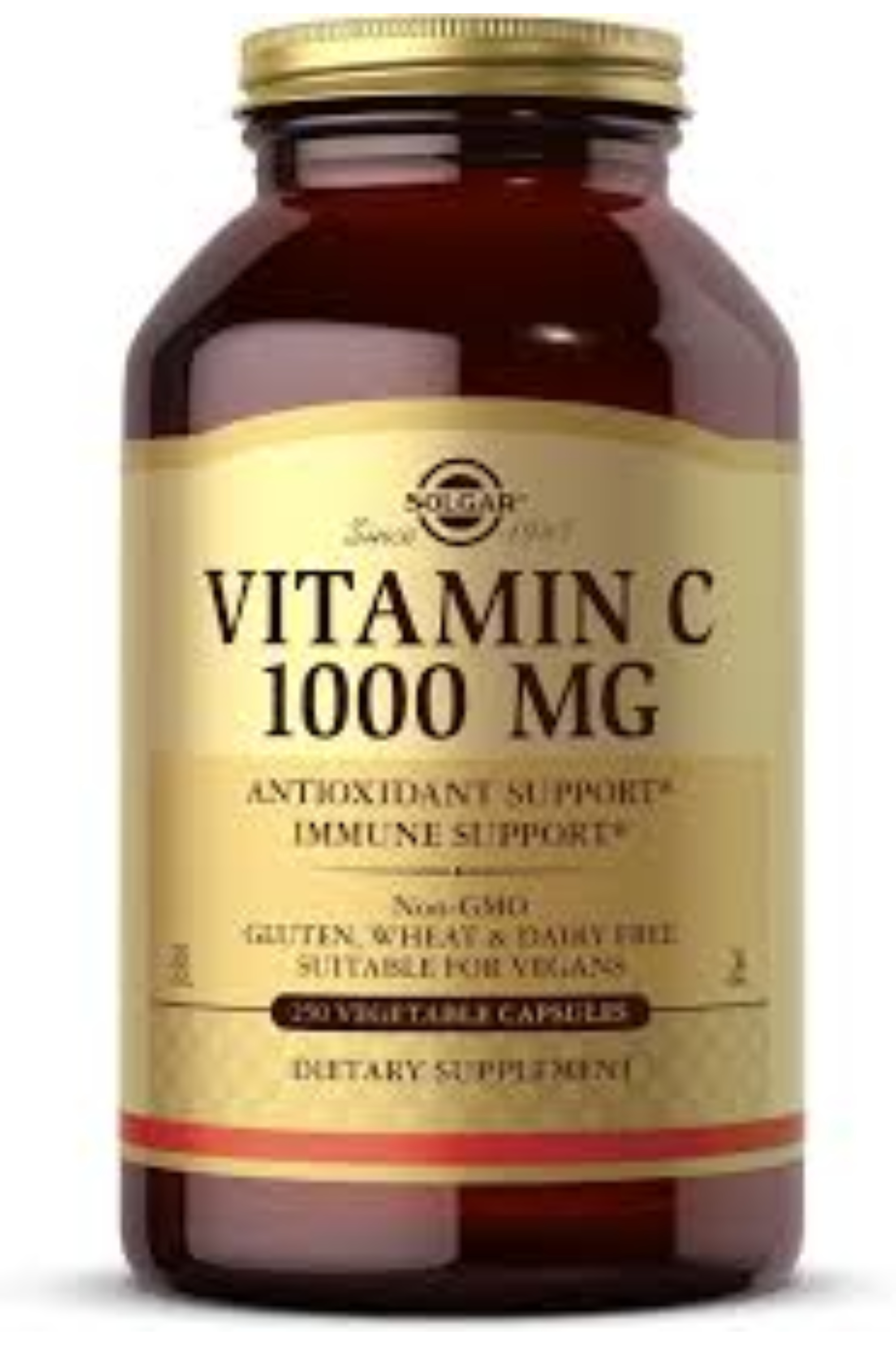 SOLGAR VITAMIN C 1000MG CAPS 100'S