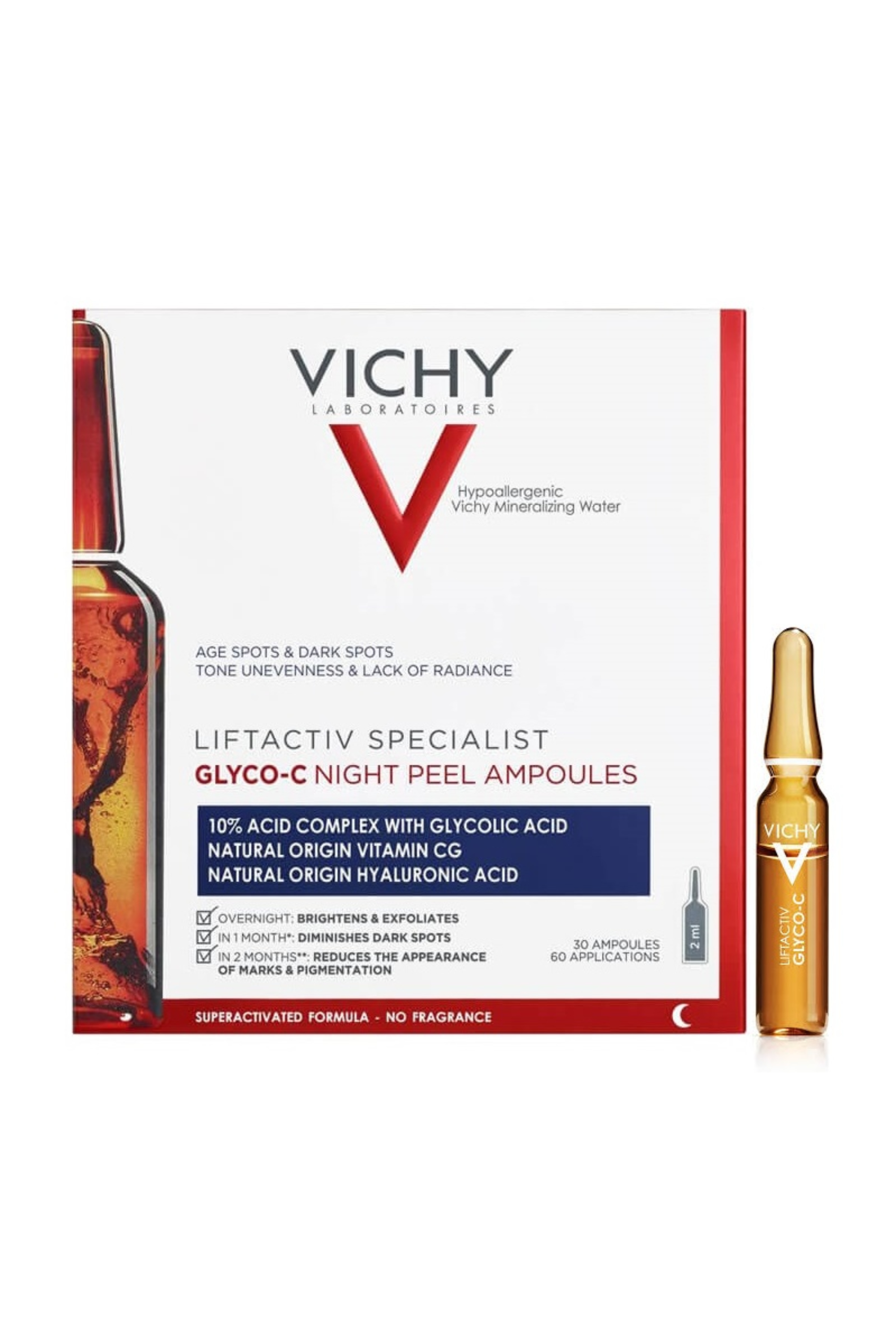 VICHY GLYCO-C NIGHT PEEL AMPS. 2MLX30