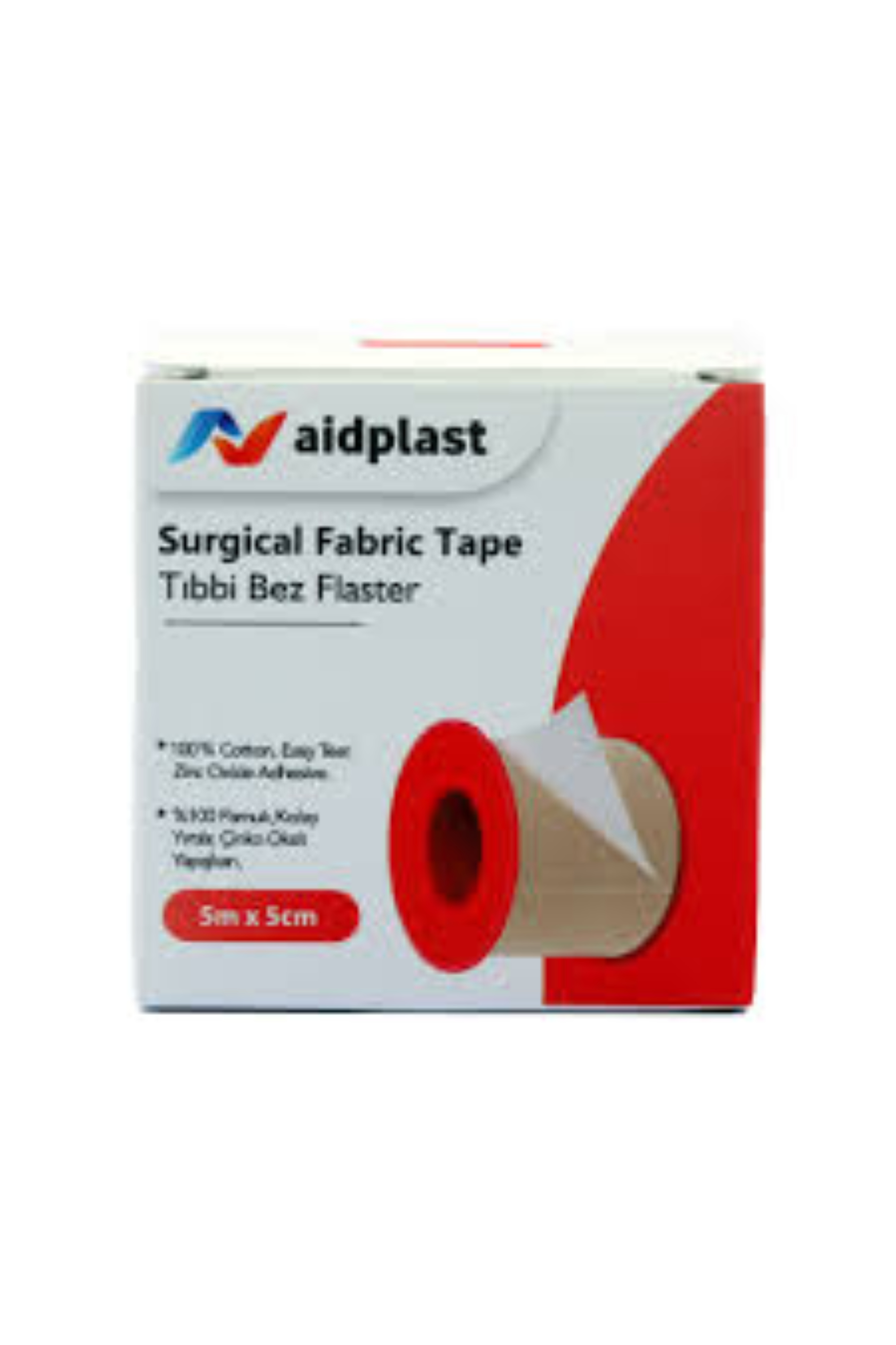V105-AIDPLAST SURGICAL FABRIC TAPE 5M X5CM