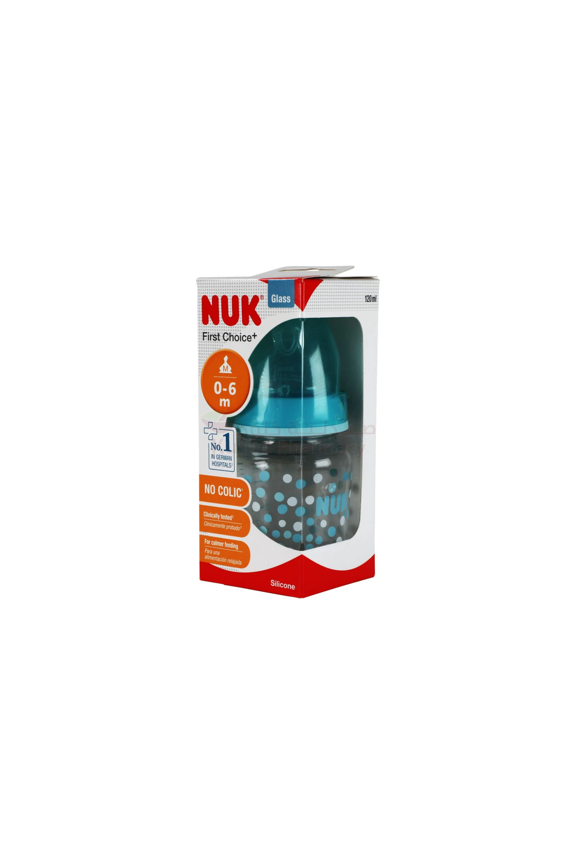 NIP BABY BOTTLE GLASS 120ML