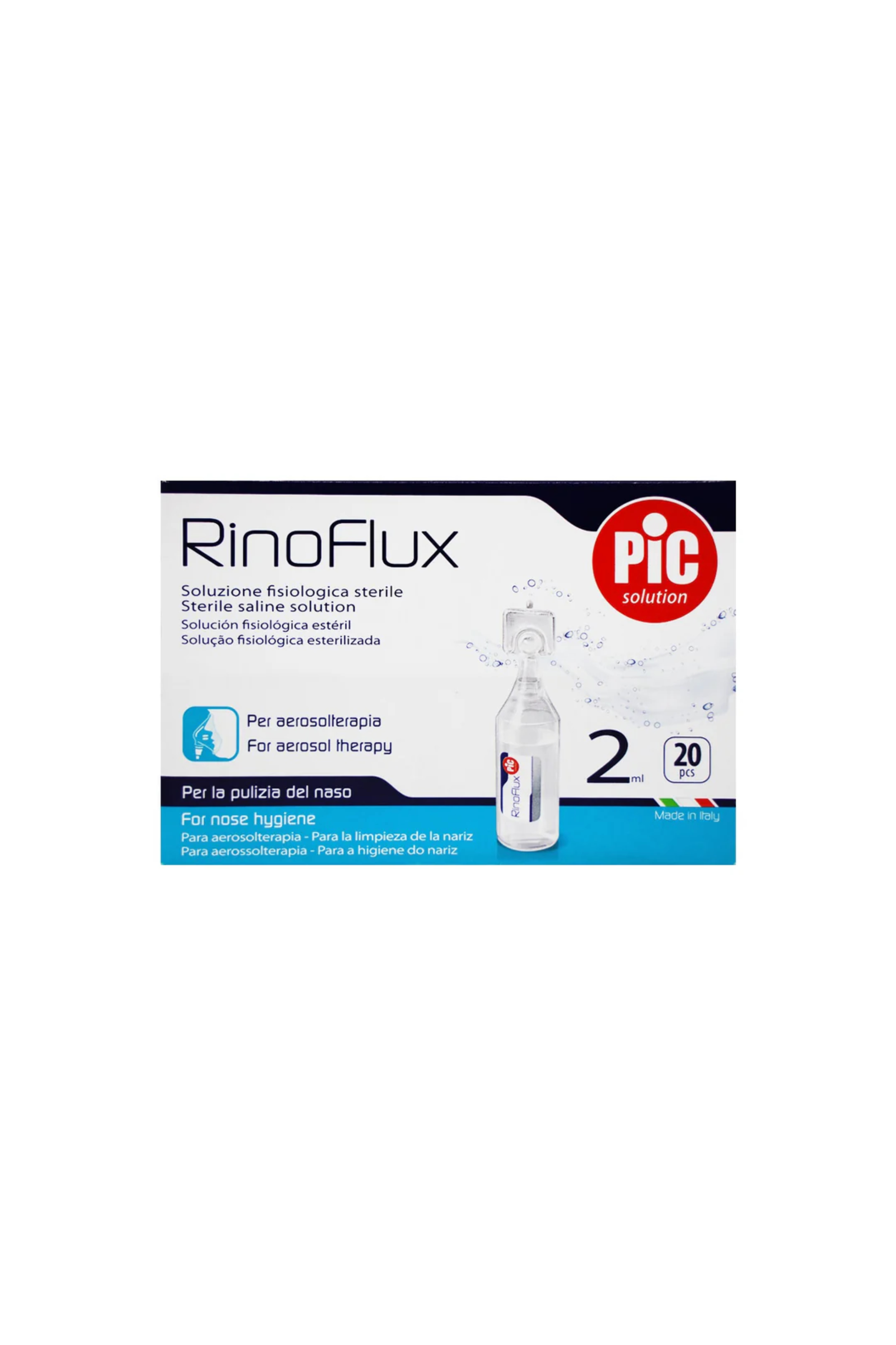 PIC RINOFLUX SALINE SOLUTION 2ML 20'S