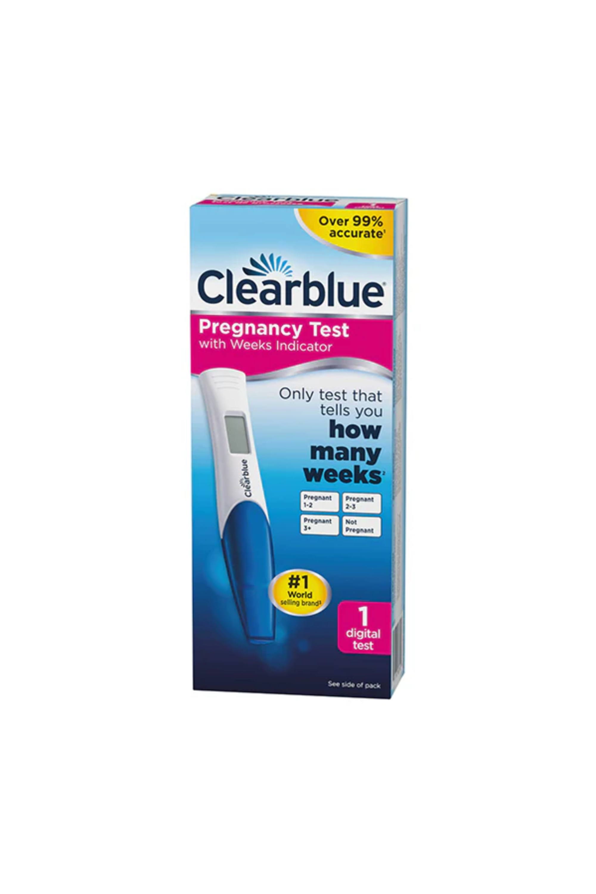 CLEARBLUE DIGITAL PREGNANCY TEST 1'S