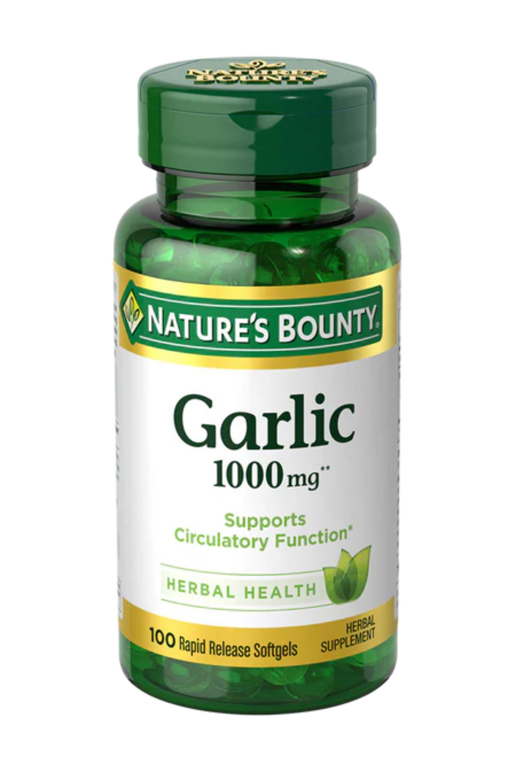 NATURE'S BOUNTY ODOR/GAR.1000MG CAP 100'S