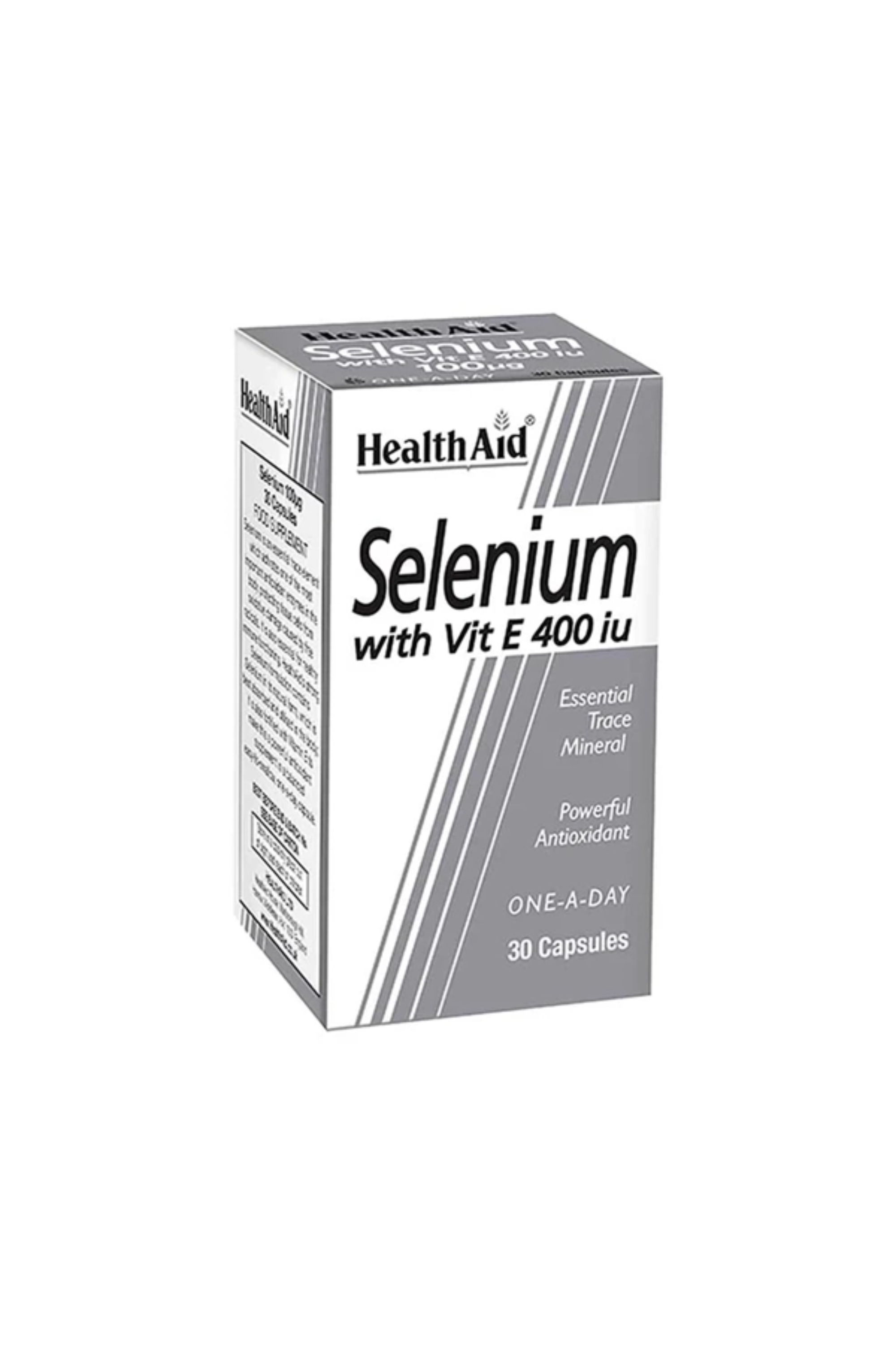 HEALTH AID SELENIUM + VIT. E 400 CAP 30'S