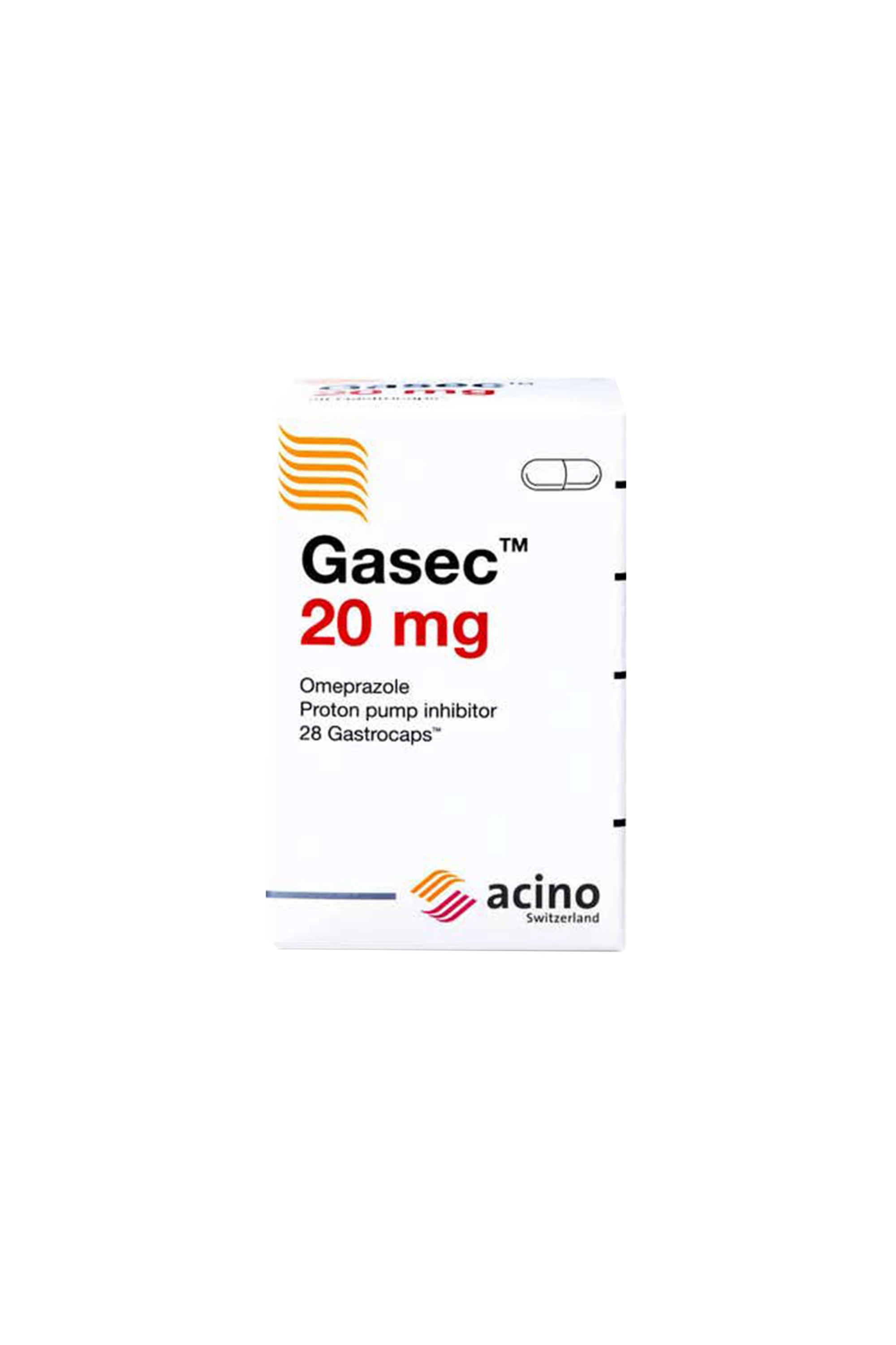 GASEC 20MG CAP 28'S