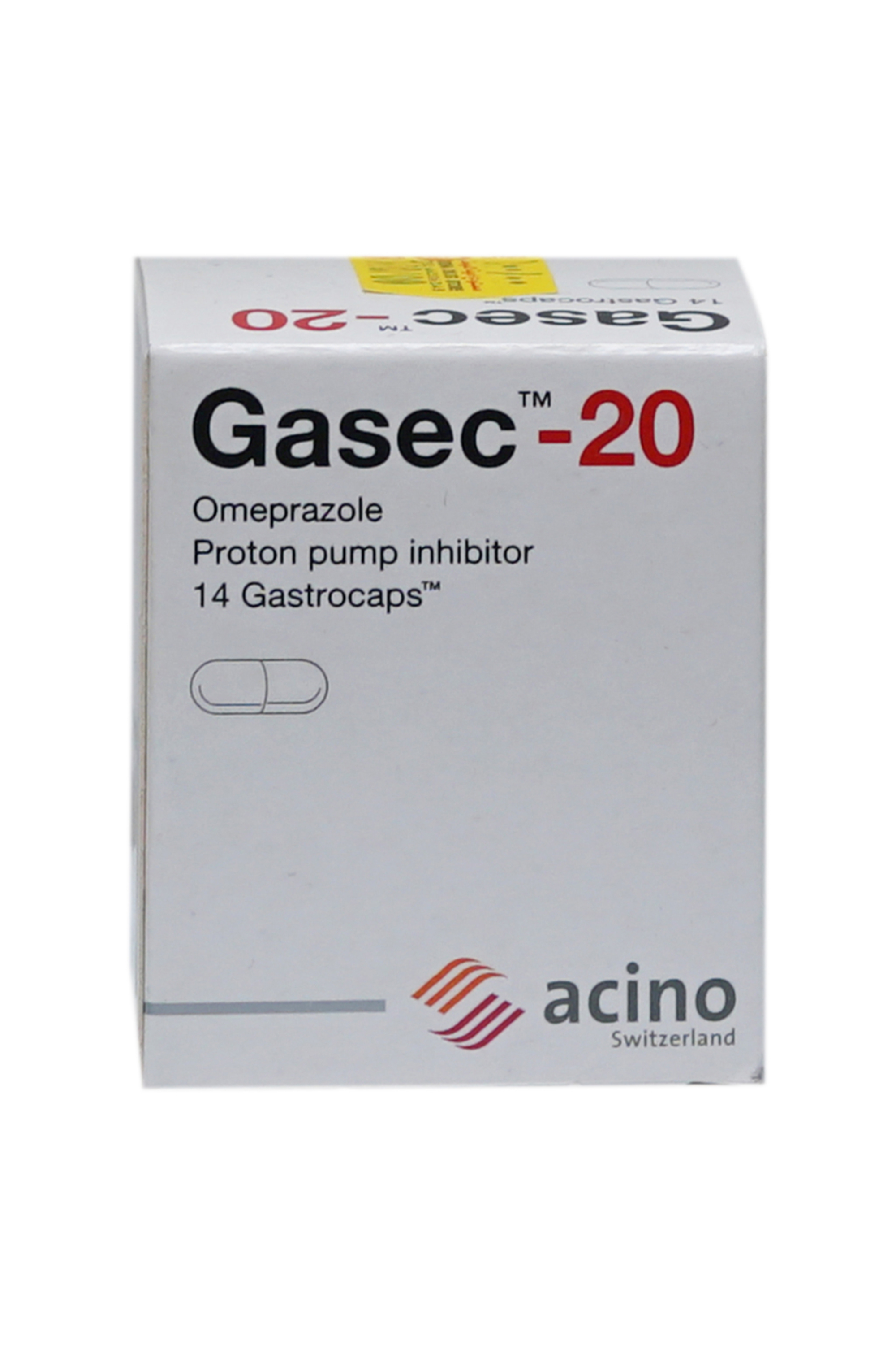 GASEC 20MG TAB 14'S
