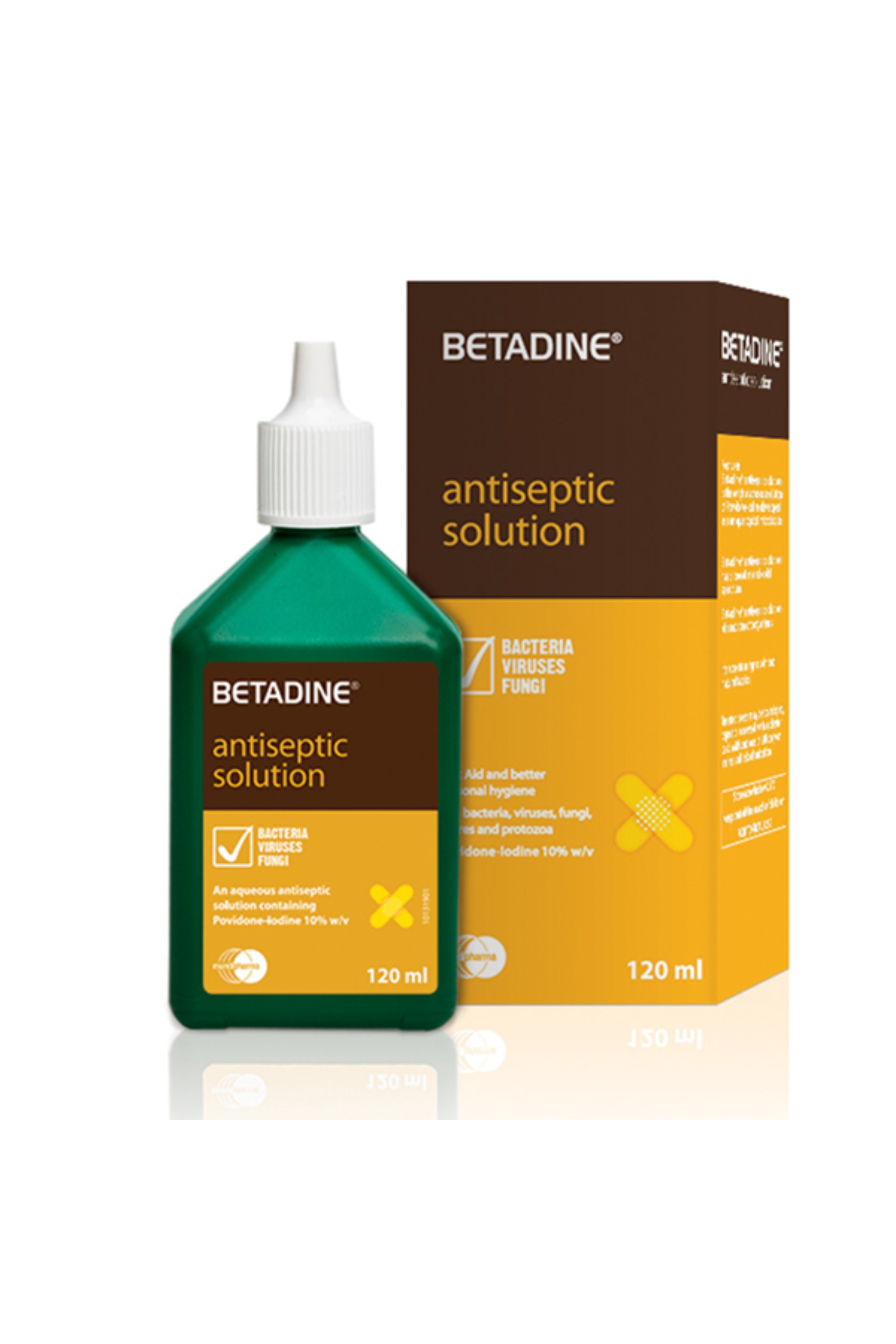 BETADINE ANTISEPTIC SOLUTION 120ML
