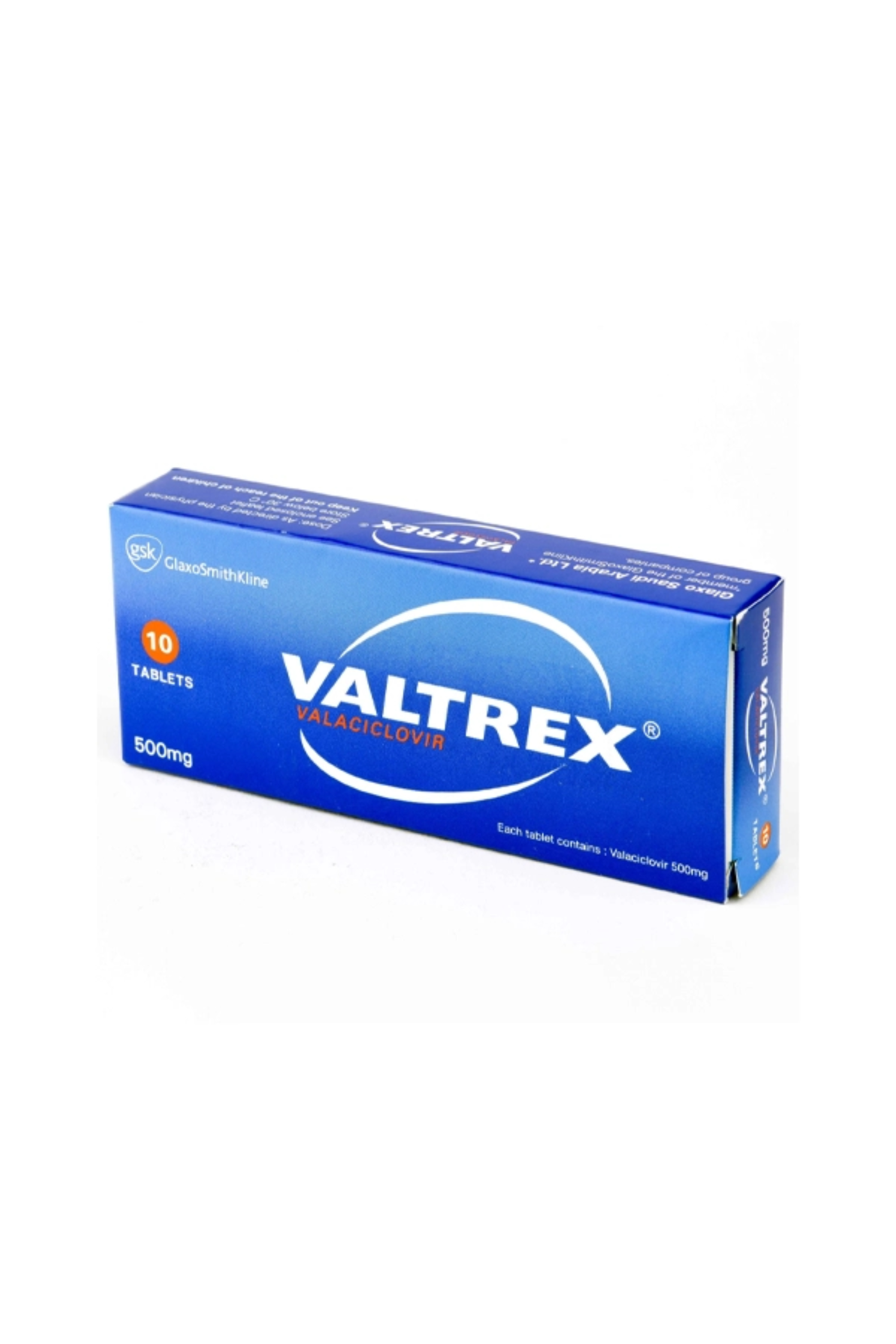 VALTREX 500MG TAB 10'S