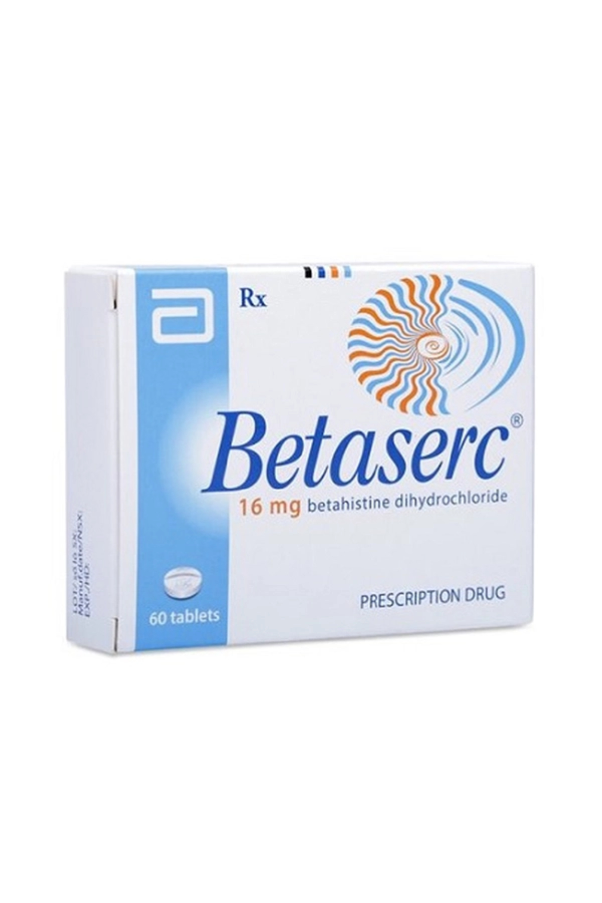 BETASERC 16MG TAB 60'S