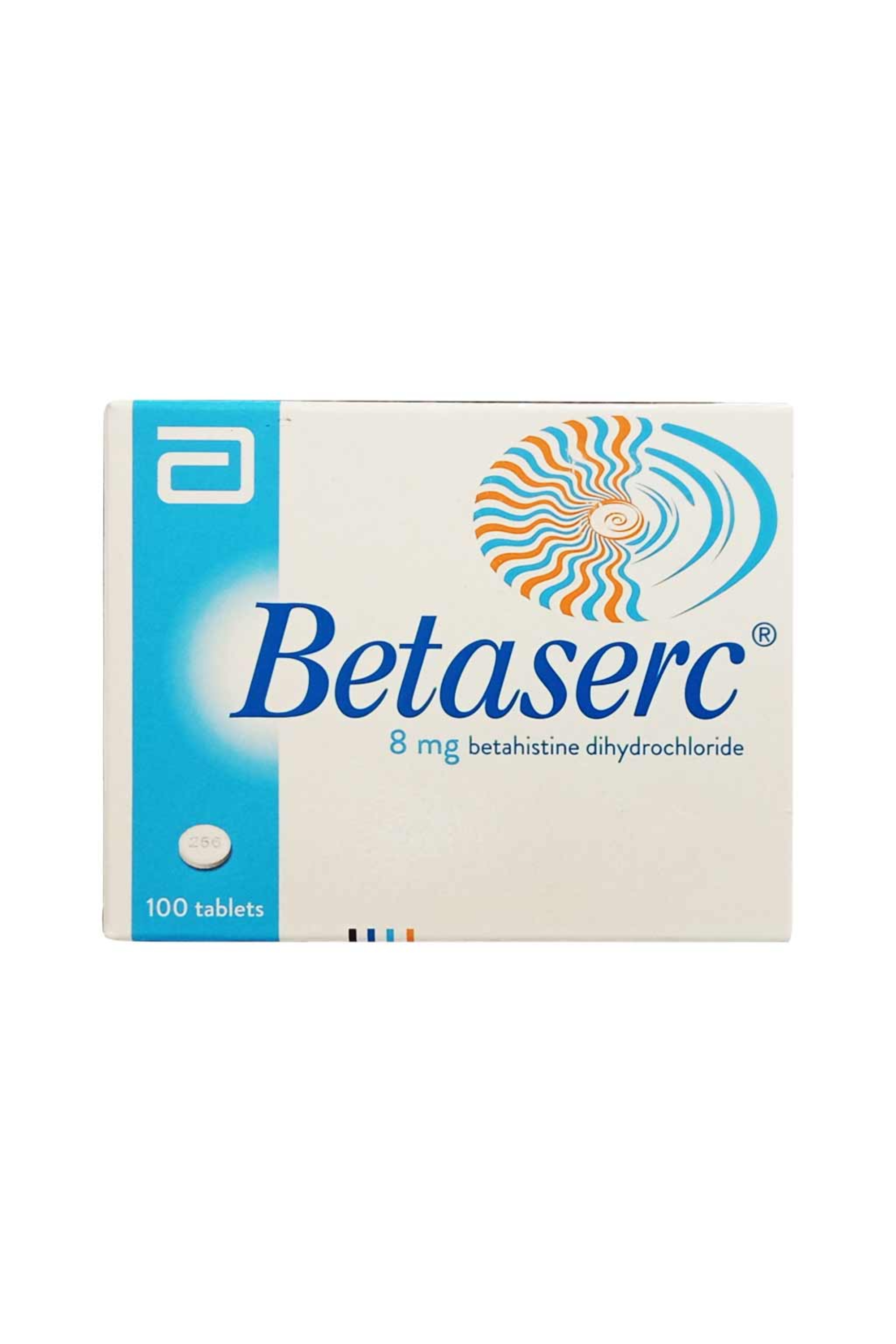 BETASERC 8MG TAB 100'S