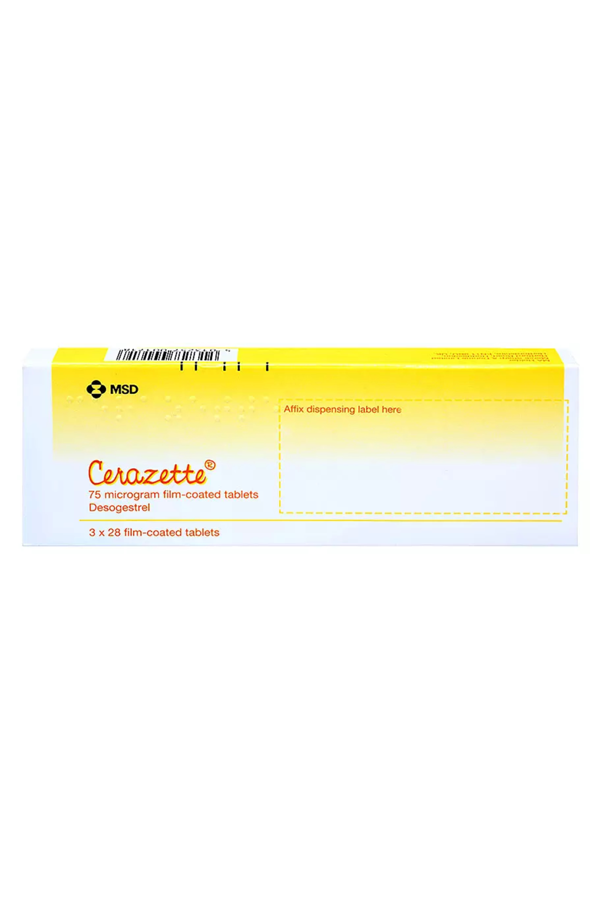 CERAZETTE TAB 28'S