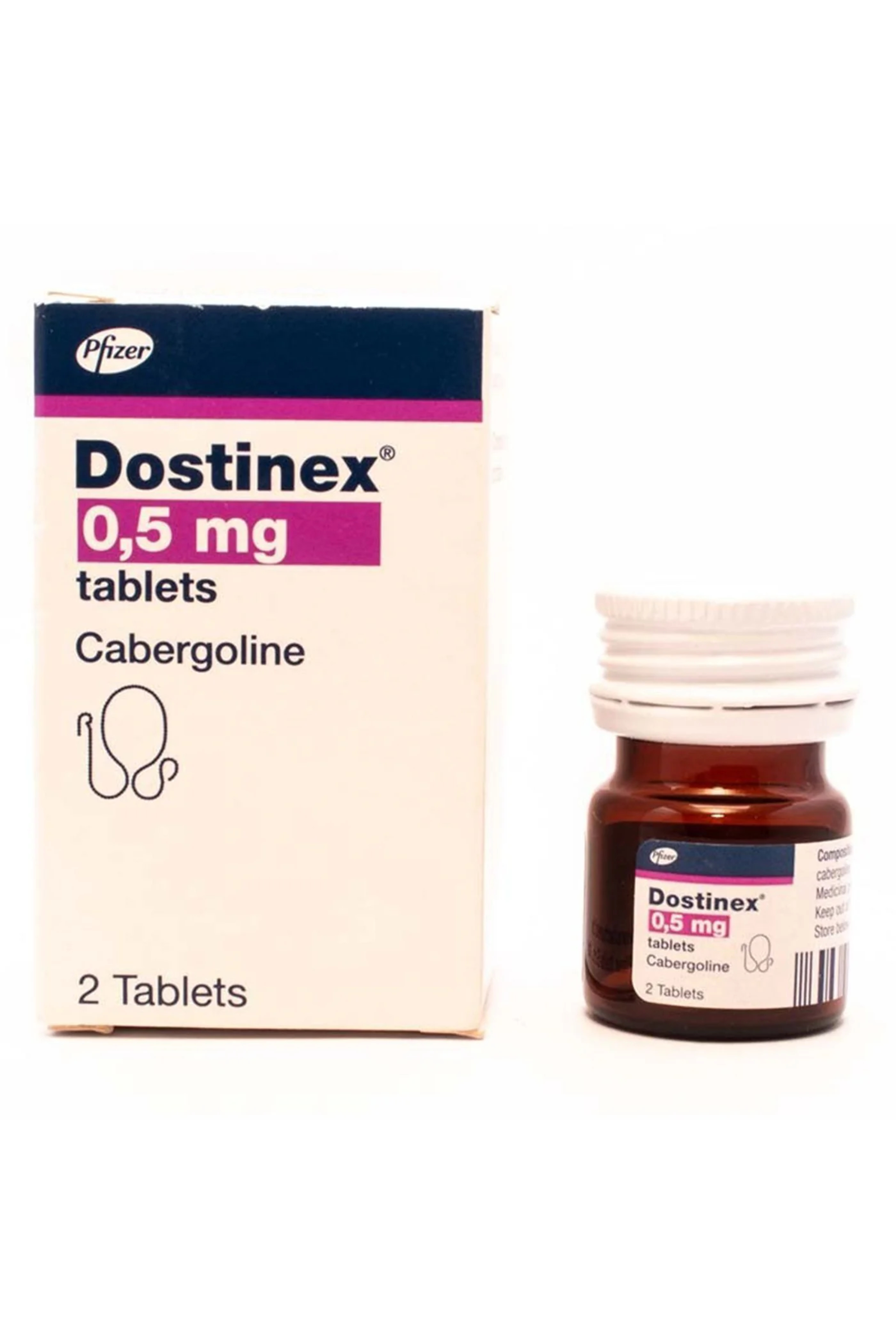 DOSTINEX 0.5MG TAB 2'S