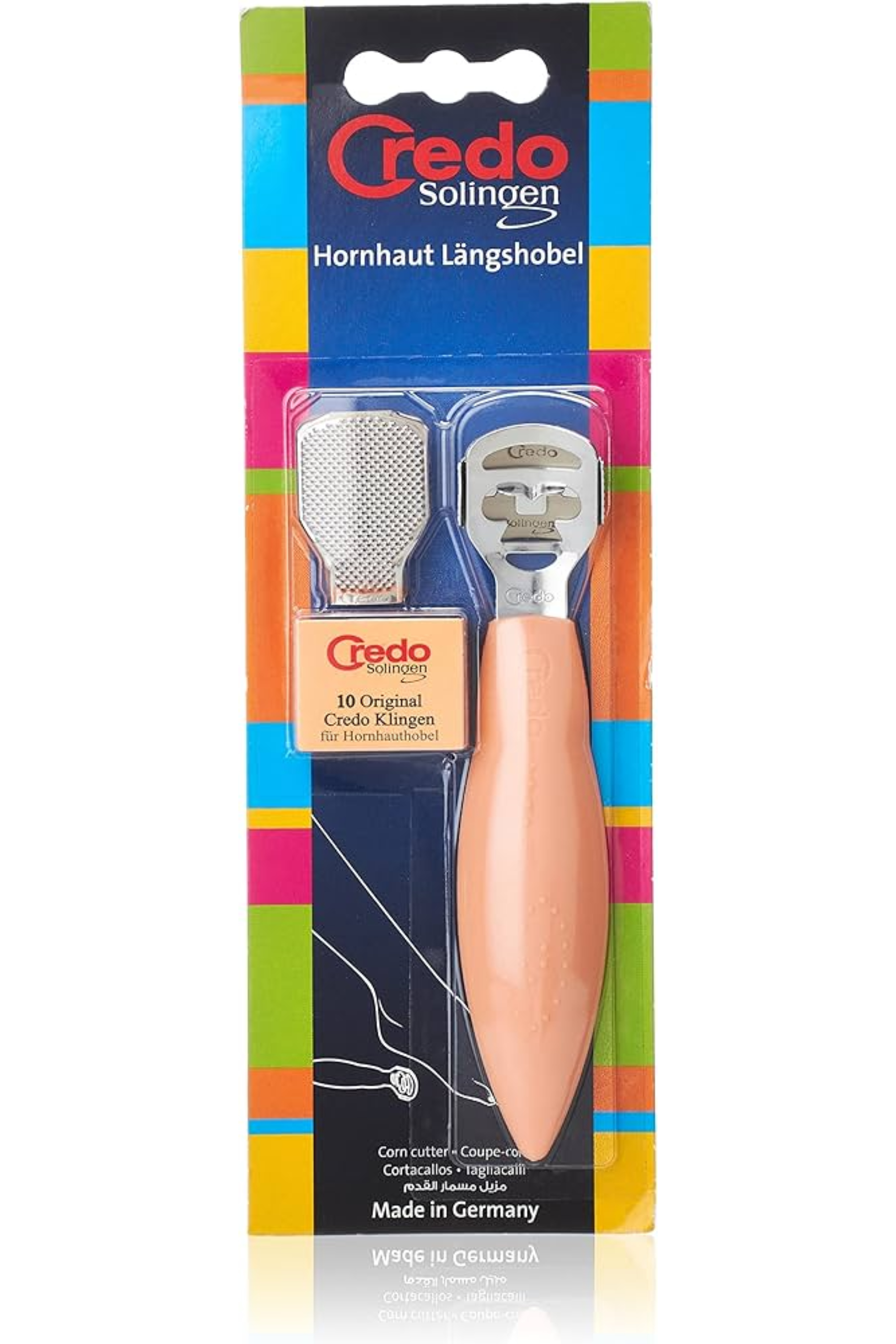 CREDO SOLINGEN CORN CUTTER + 10 BLADES BLISTER (001510)