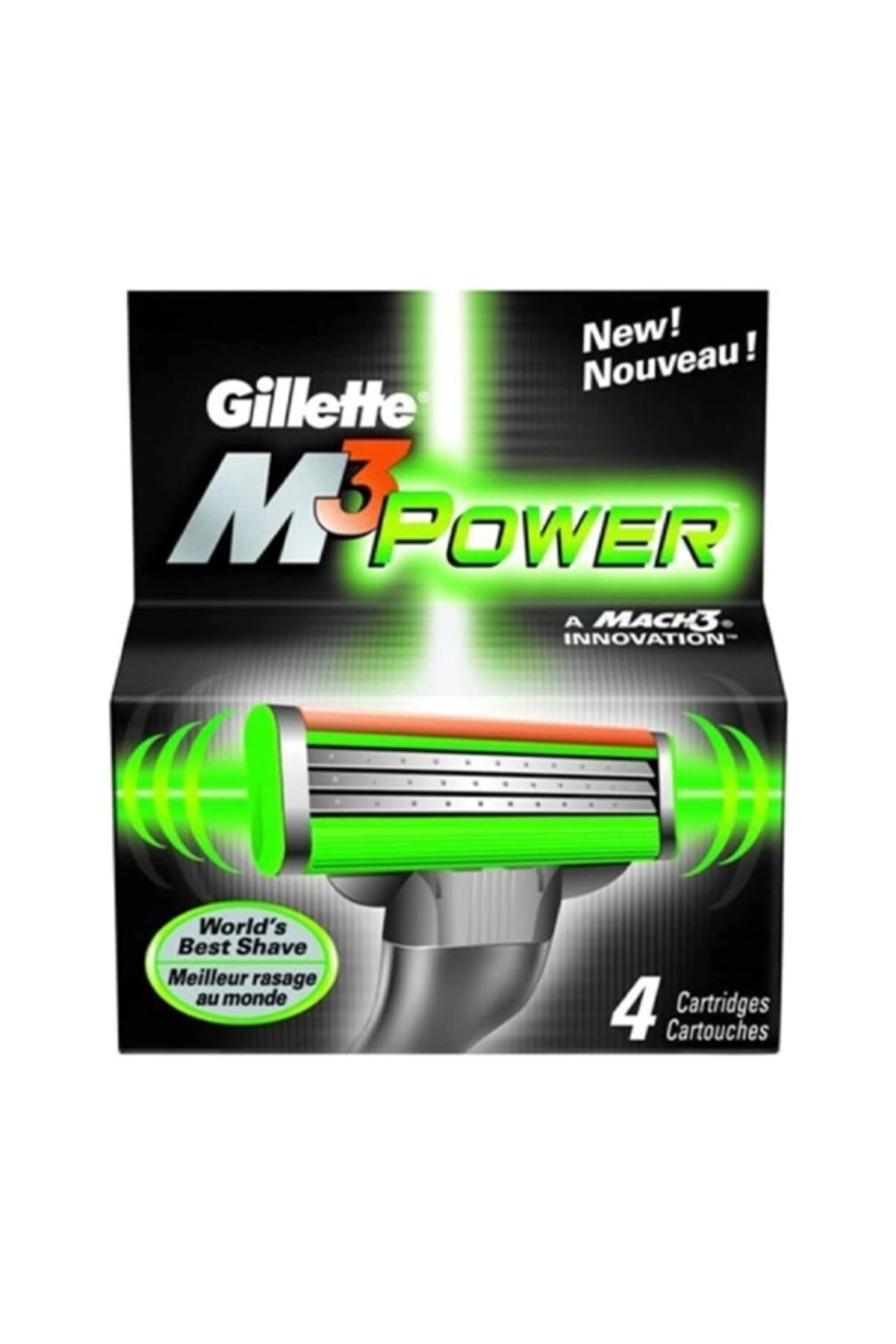 GILLETTE M3 POWER 4 CARTRIDGES