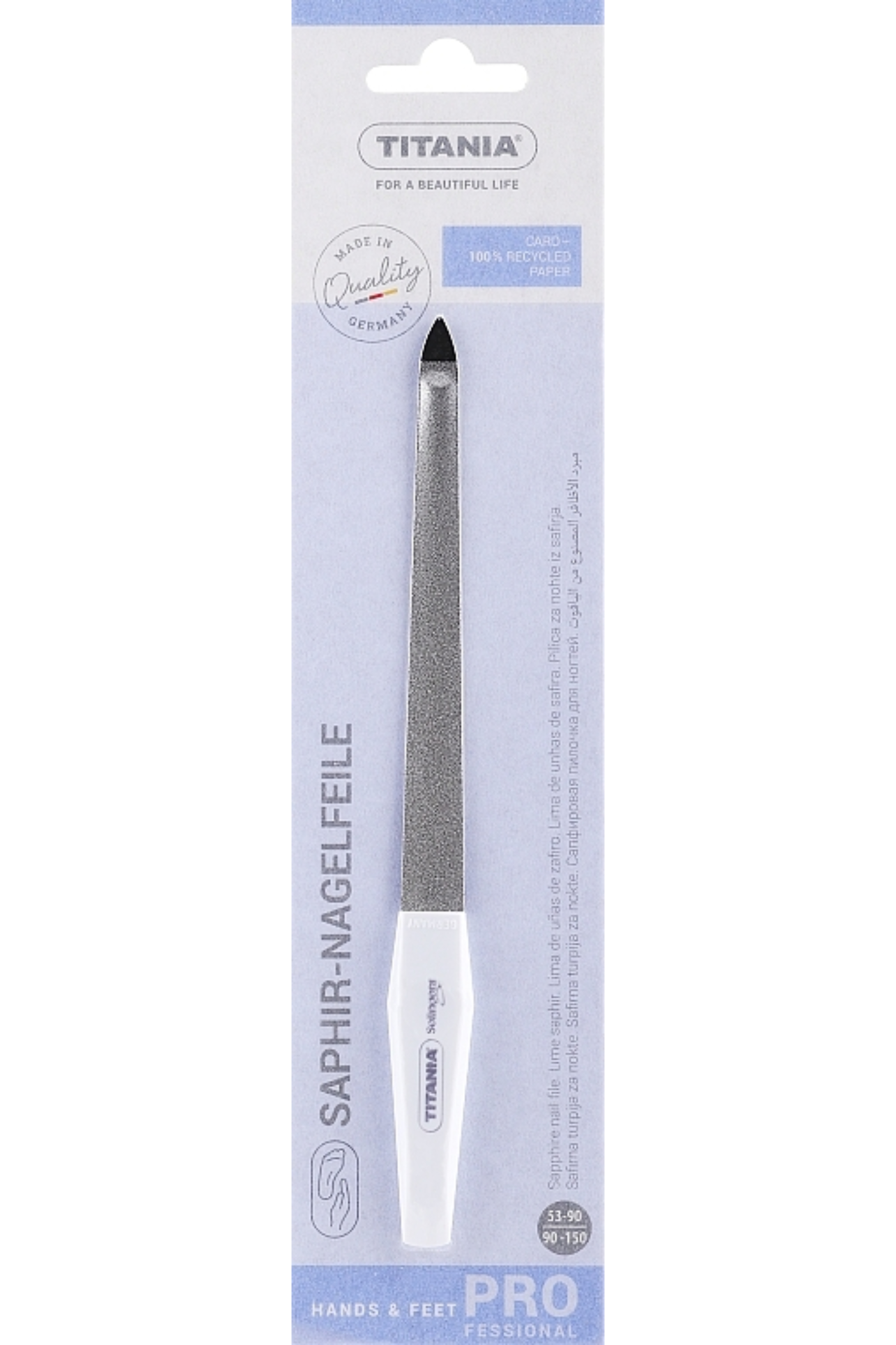 TITANIA NAIL FILE 7'' 