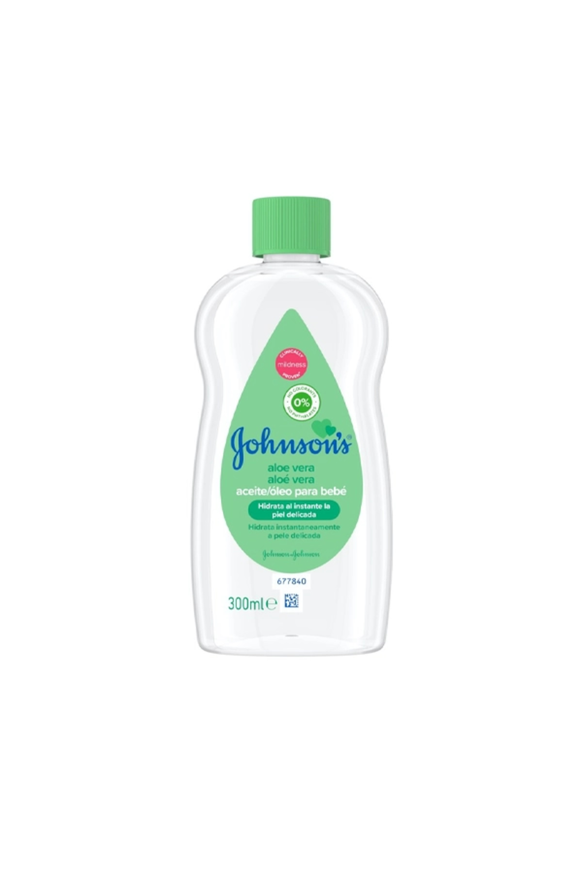 JOHNSON & JOHNSON BABY OIL ALOE VERA 300ML