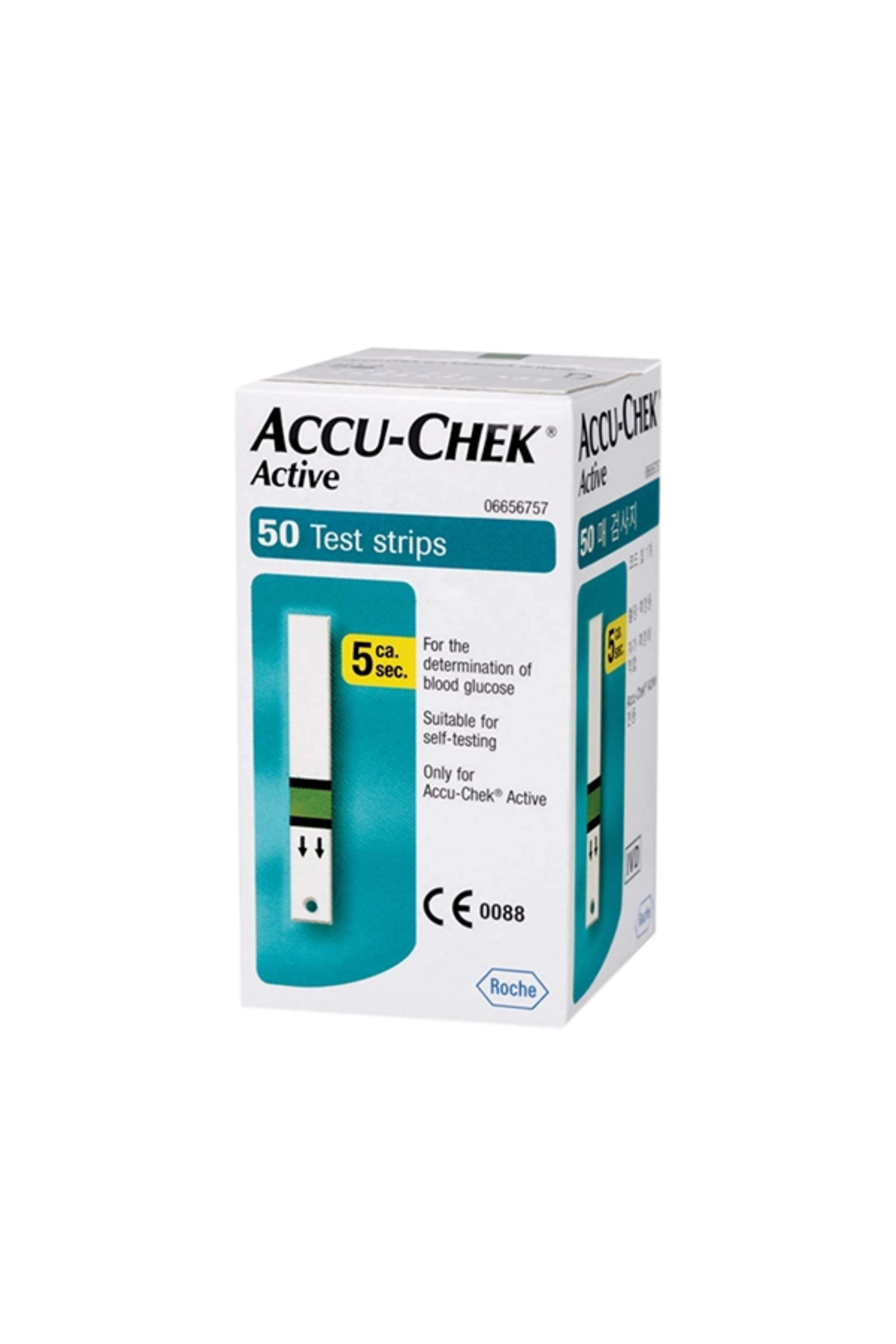 ACCU CHECK ACTIVE TEST STRIPS 50'S