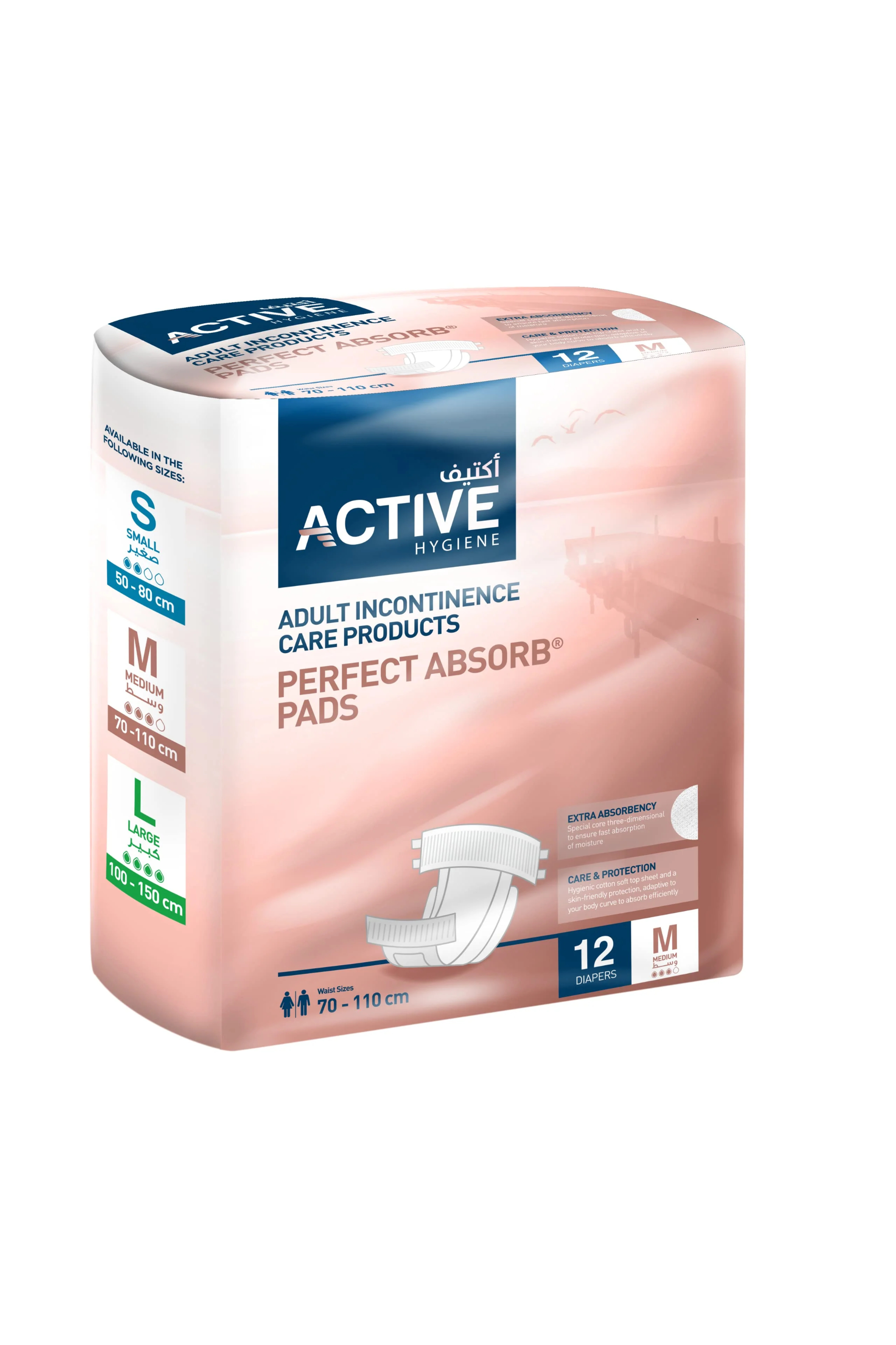 ACTIVE ADLT X 12'S (70-110CM) M