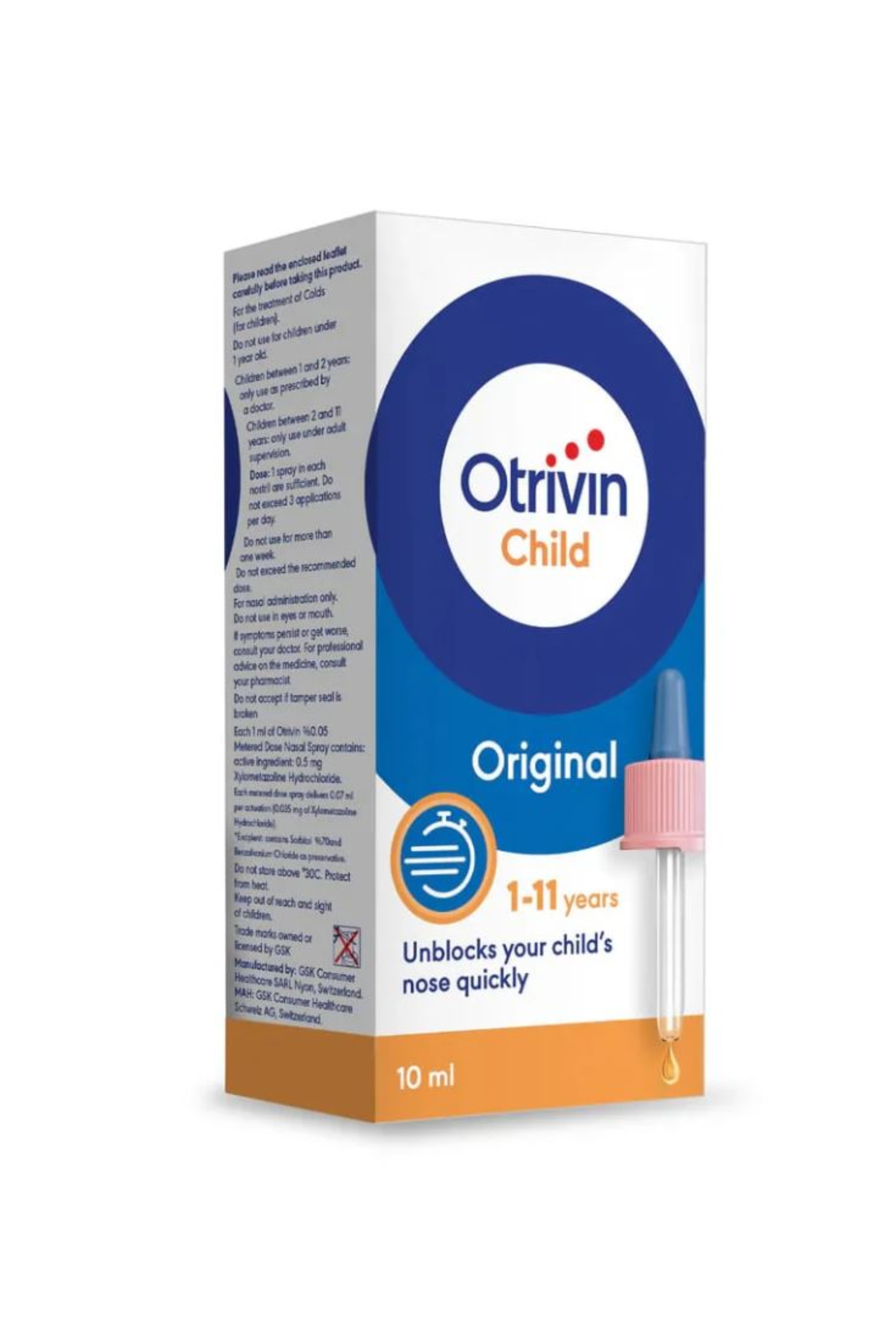 OTRIVIN 0.05% NASAL DROPS CHILD