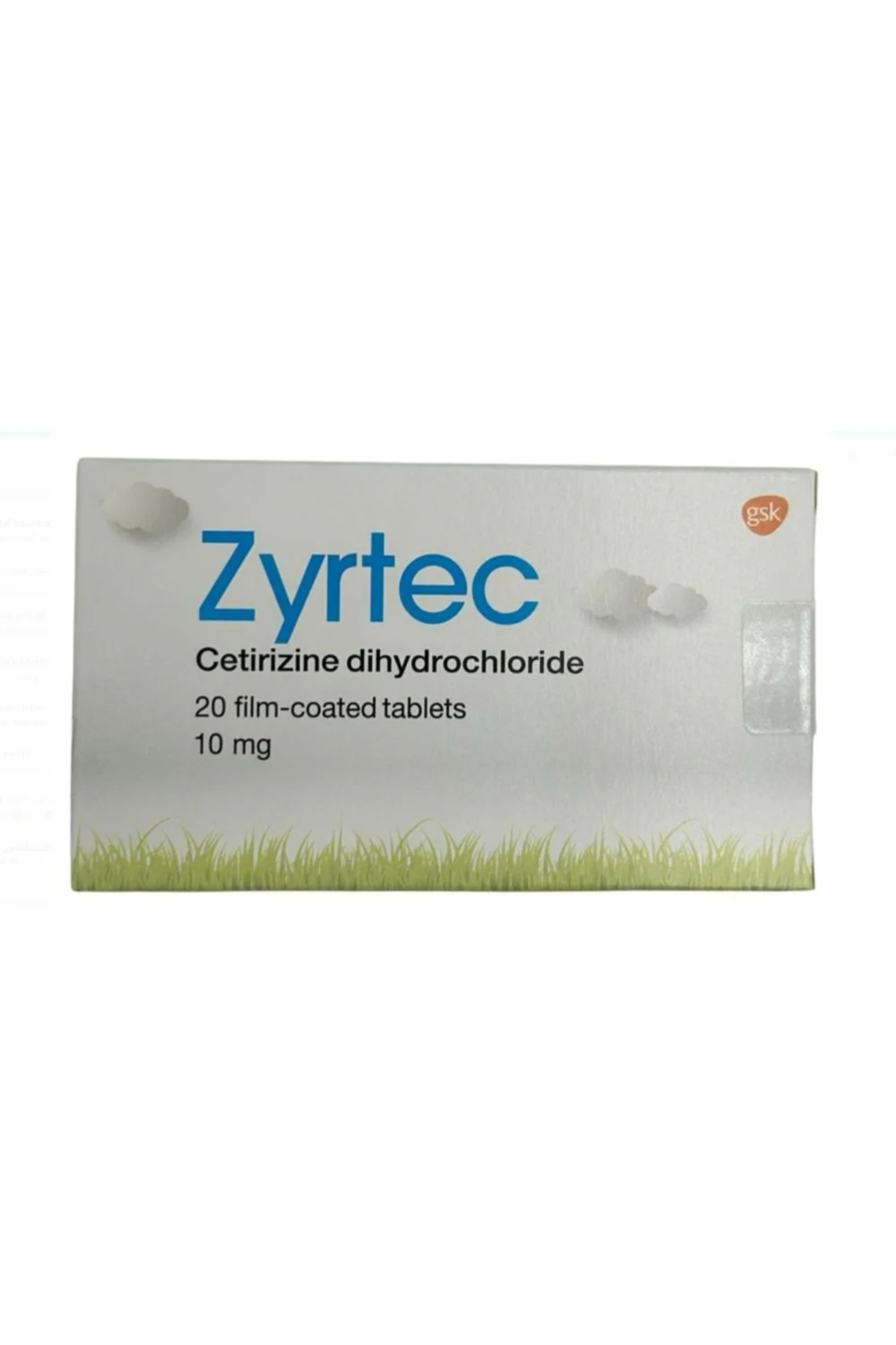 ZYRTEC 10MG TAB 20'S