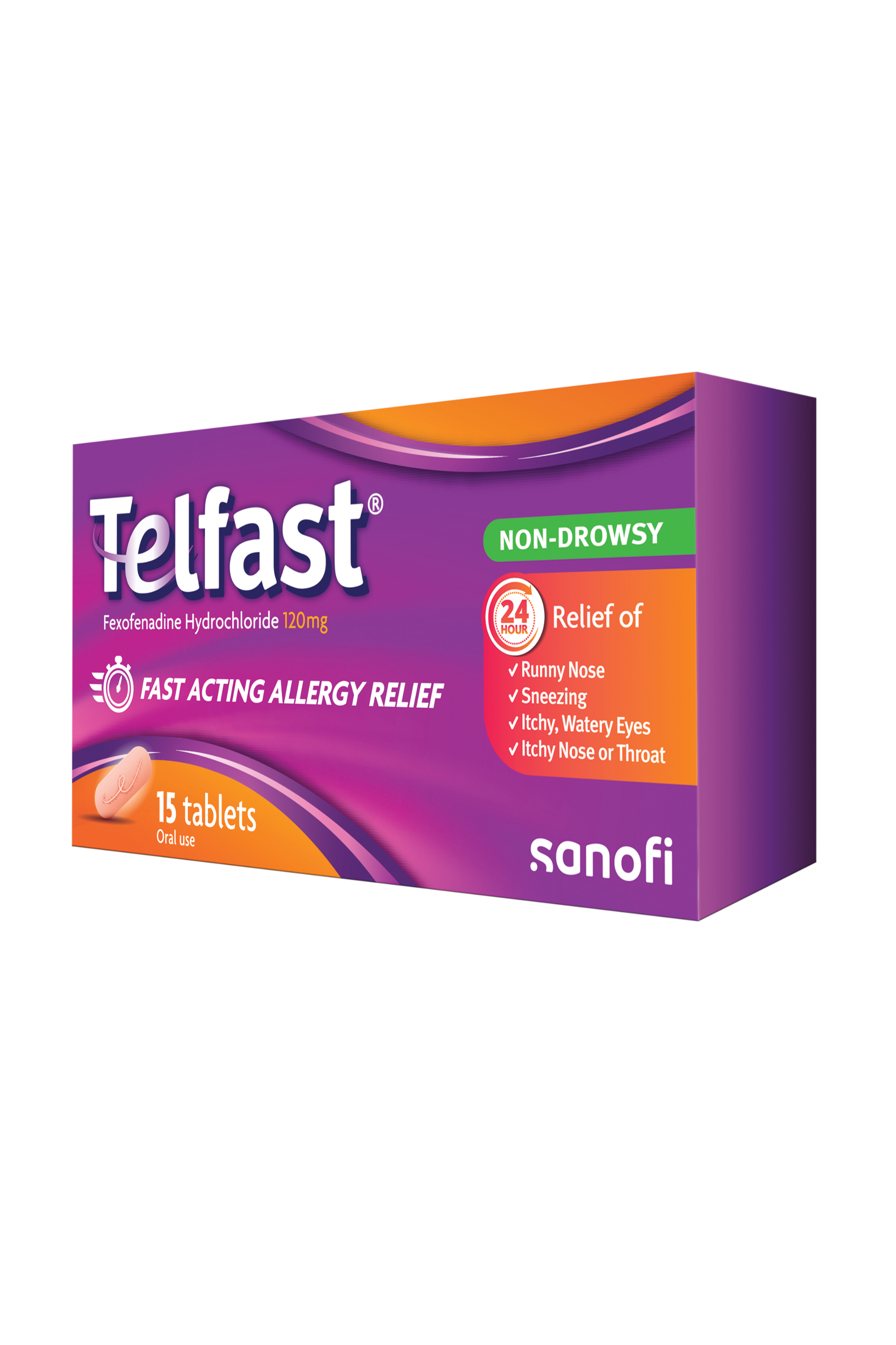 TELFAST 120MG TAB 15'S
