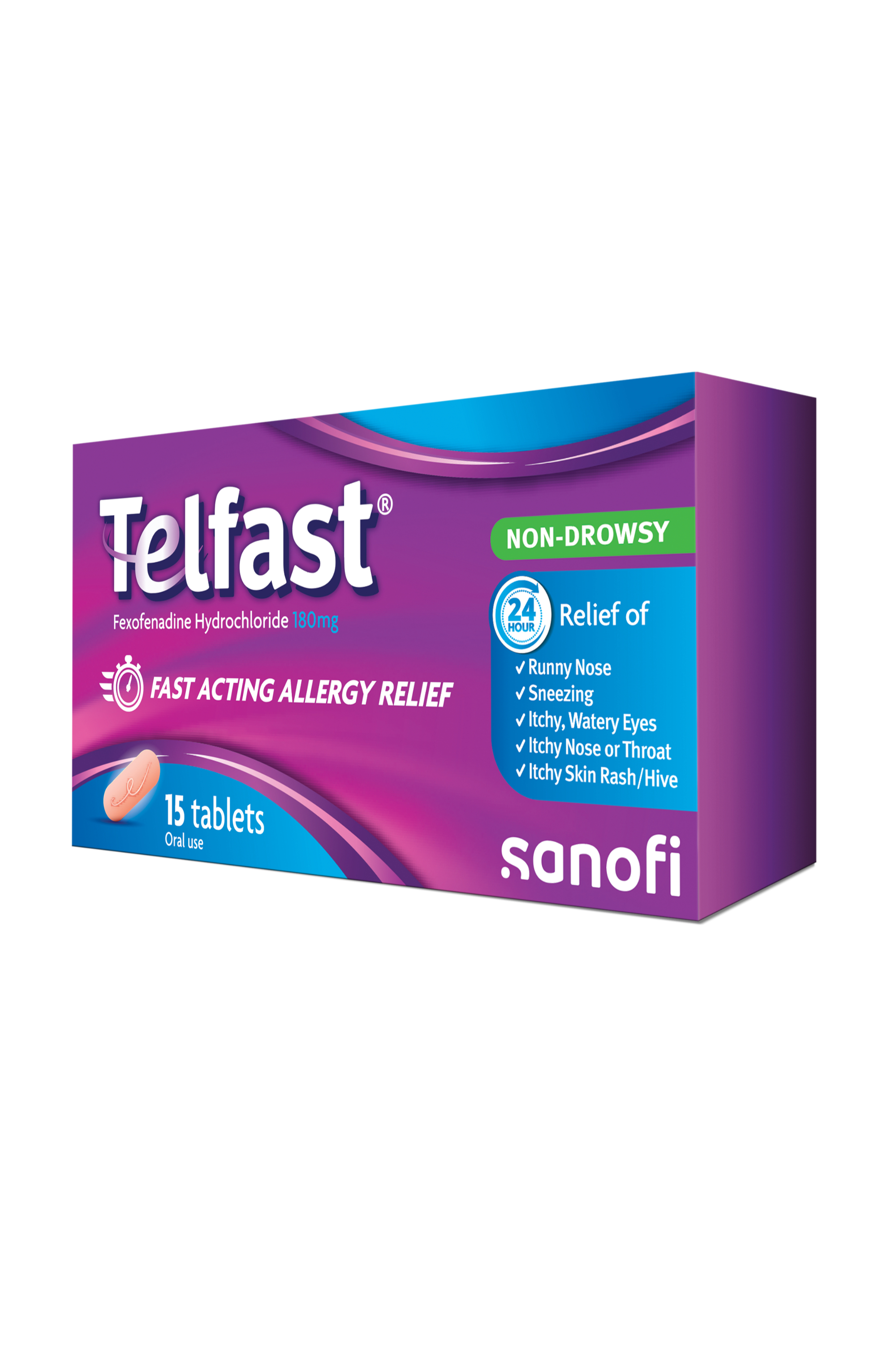 TELFAST 180MG TAB 15'S
