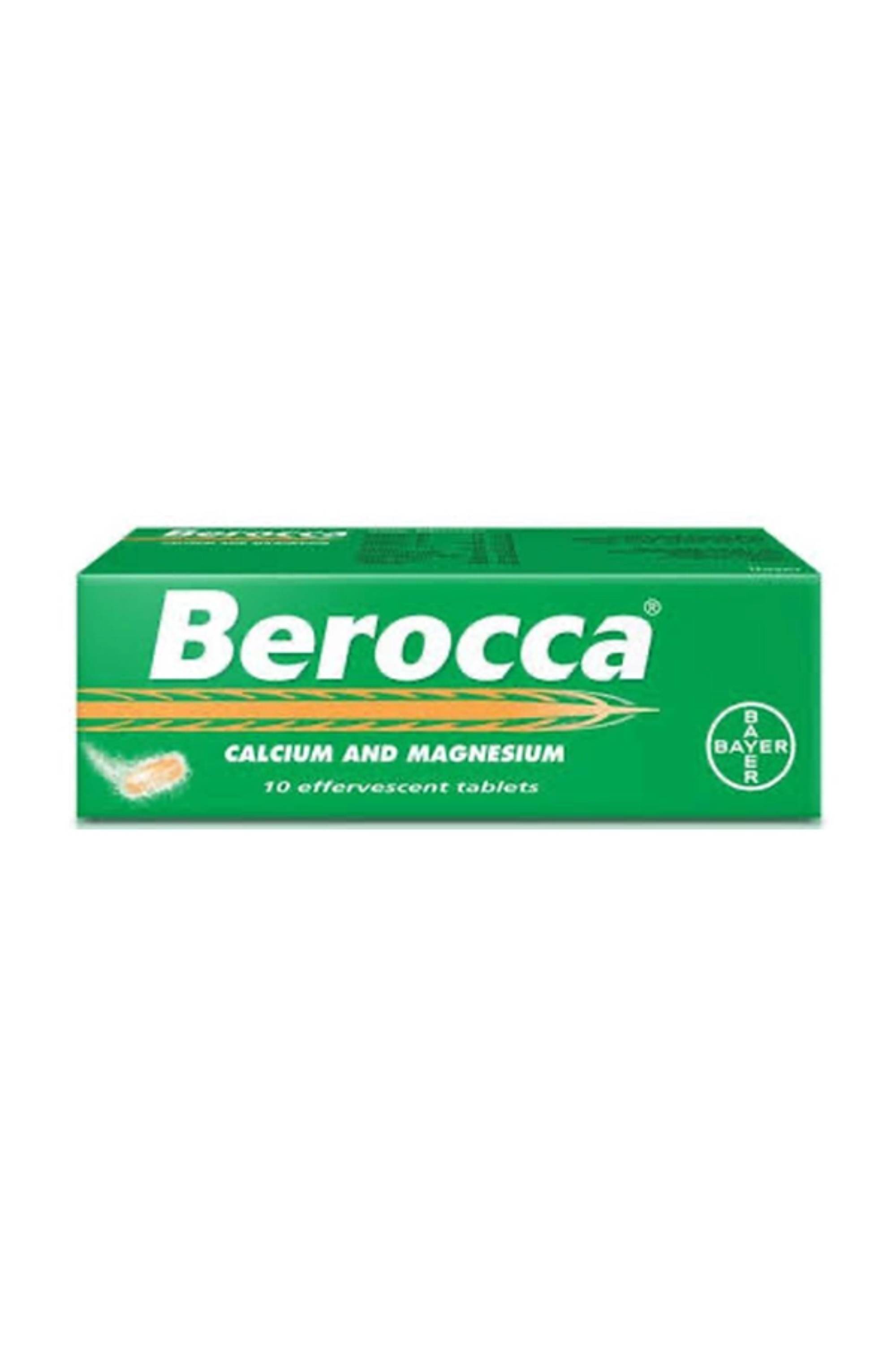 BEROCCA CALCIUM & MAGNESIUM EFFERVESCENT TAB 10'S