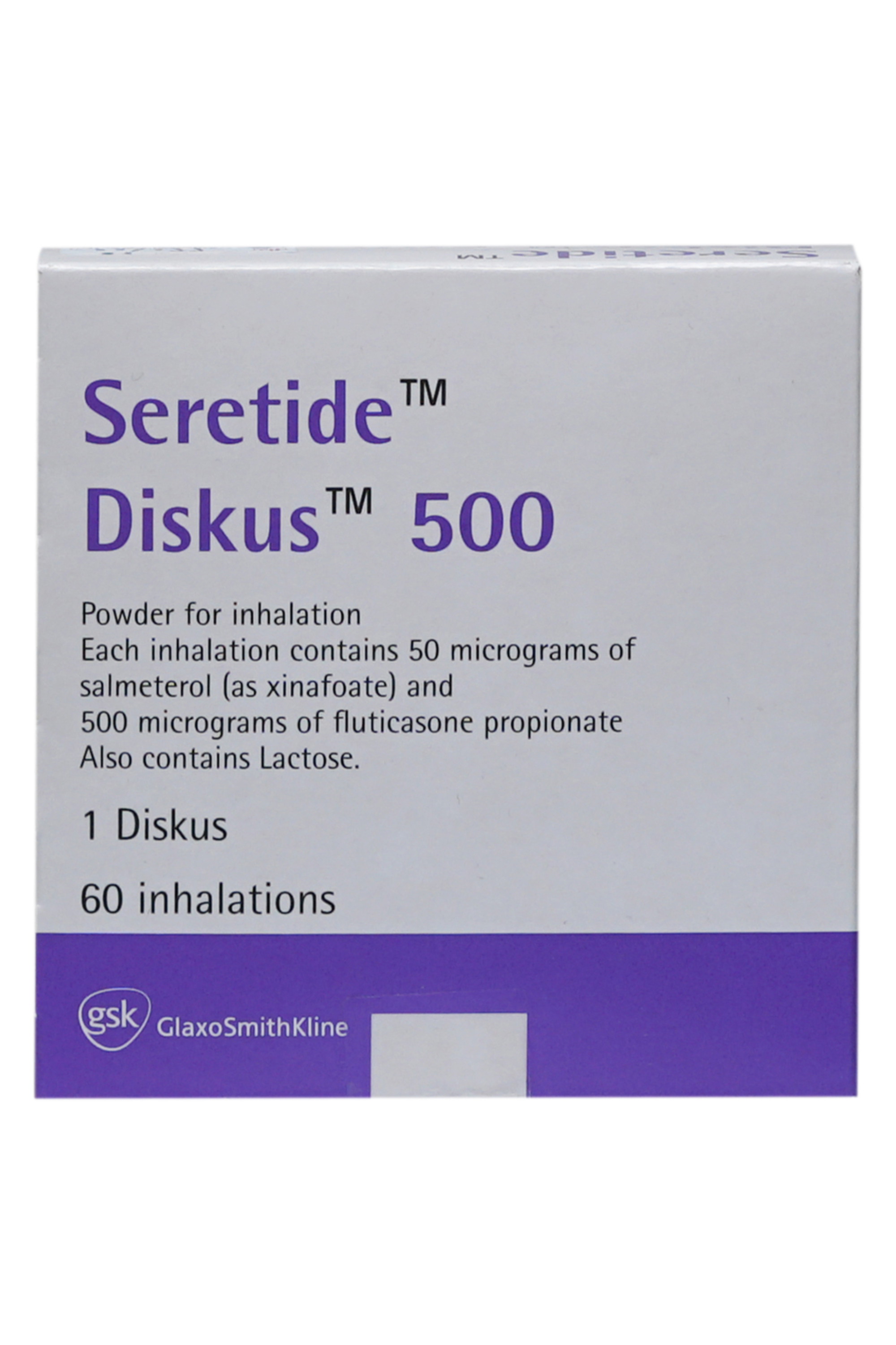 SERETIDE DISKUS 500 MCG 60 DOSE