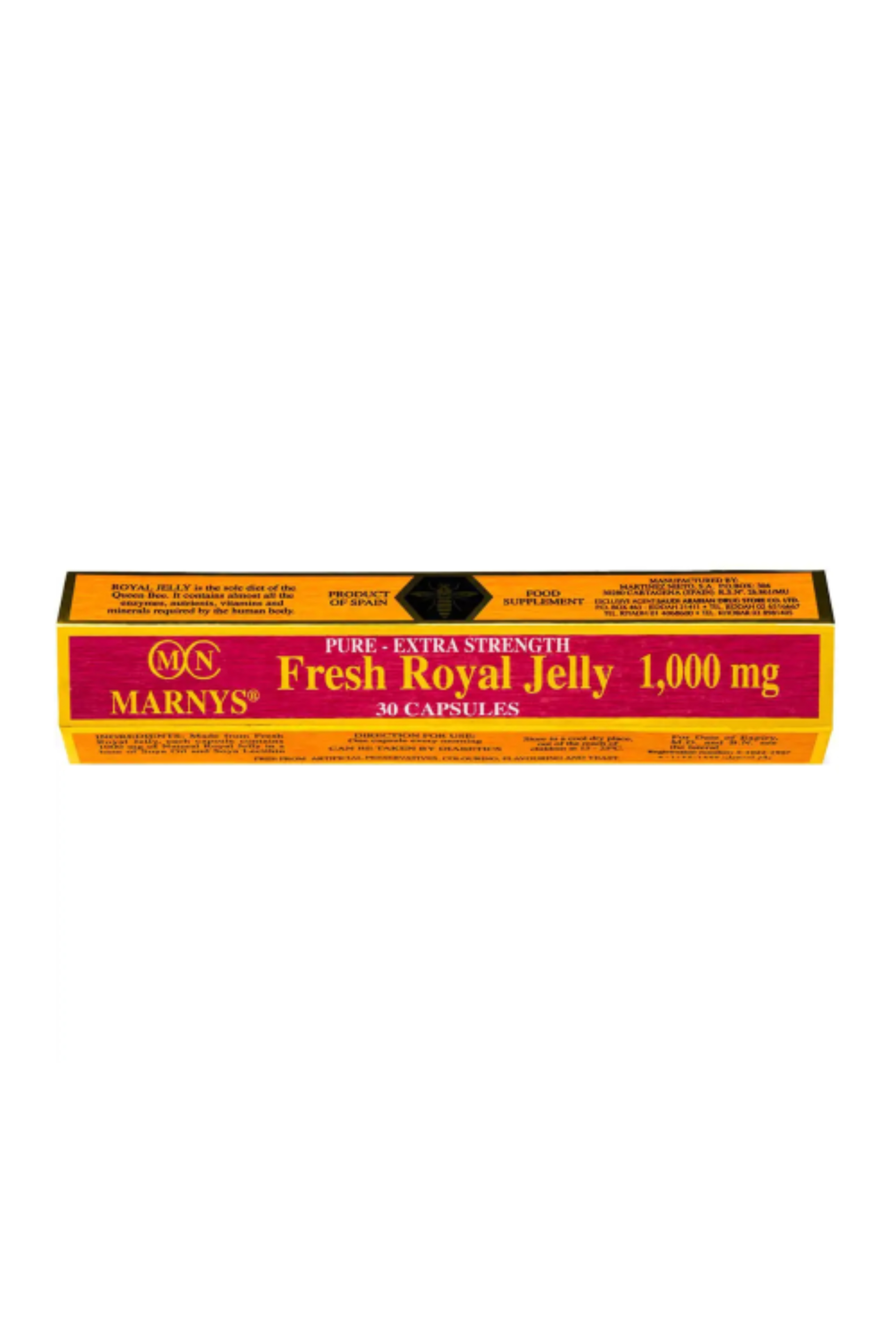 MARNY'S FRESH ROYAL JELLY 1000MG CAP 30'S
