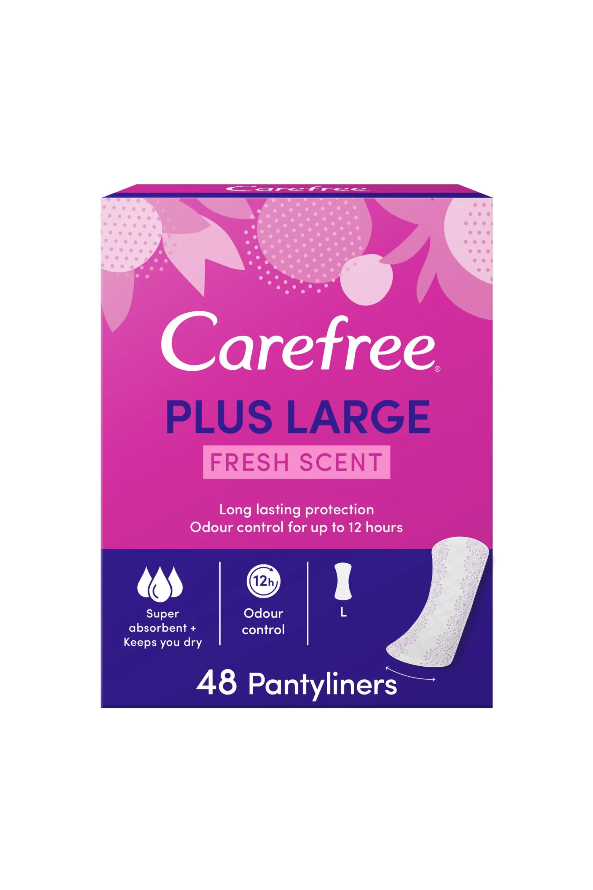 CAREFREE PLUS LARGE FRESH 48'S (MD48)
