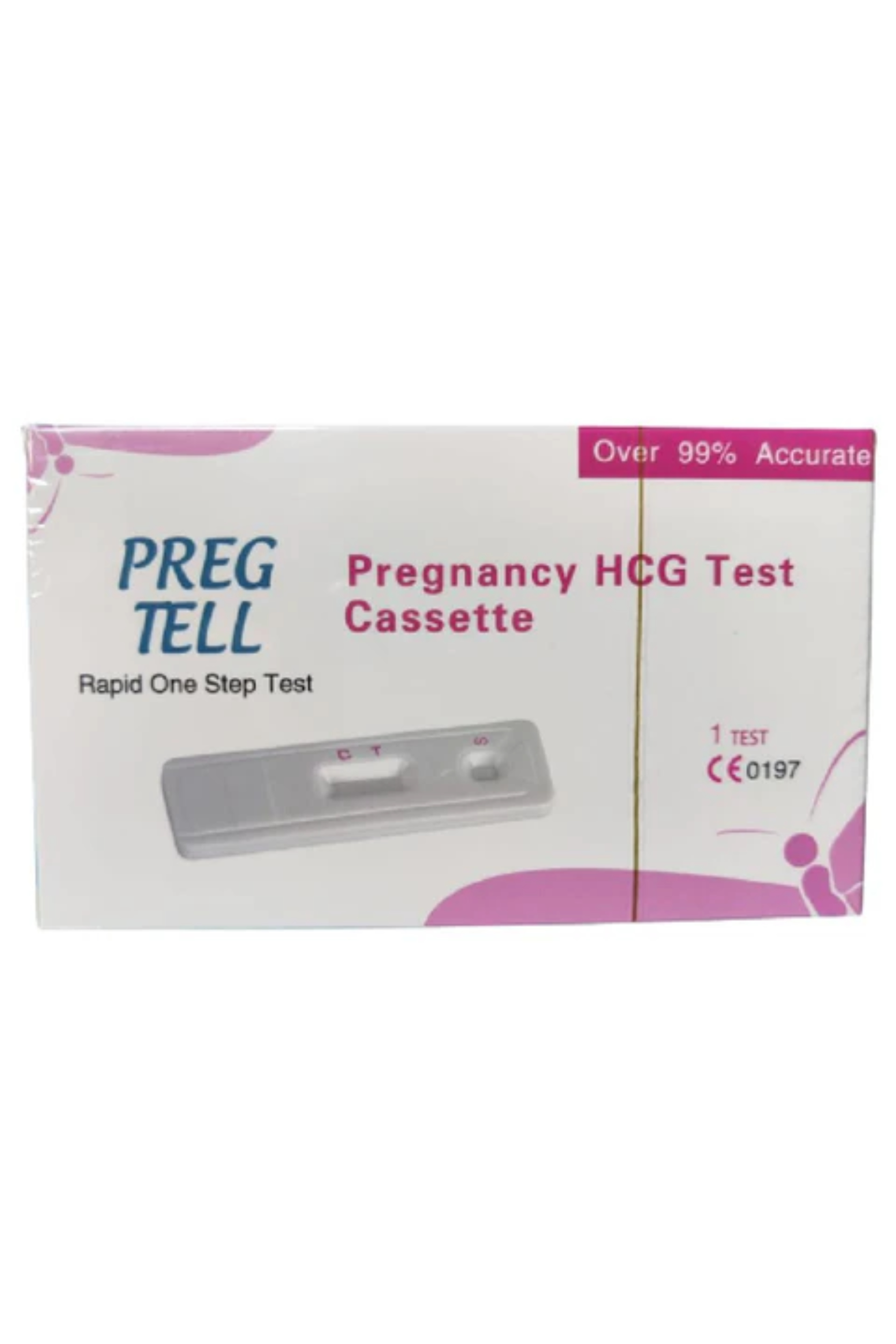 PREG TELL HCG TEST CASSETTE 1 PC