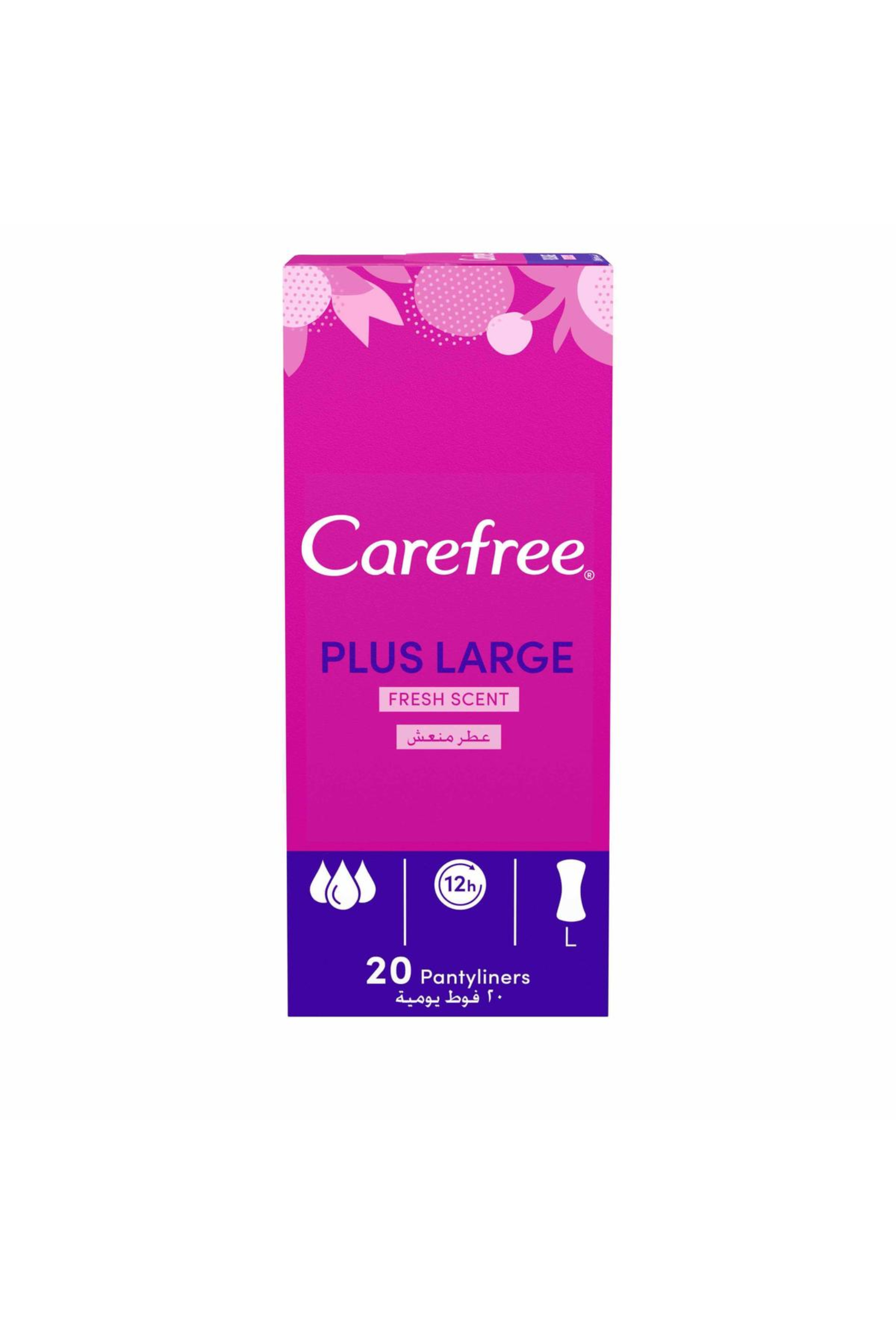 CAREFREE PLUS LARGE 20'S (MA20)