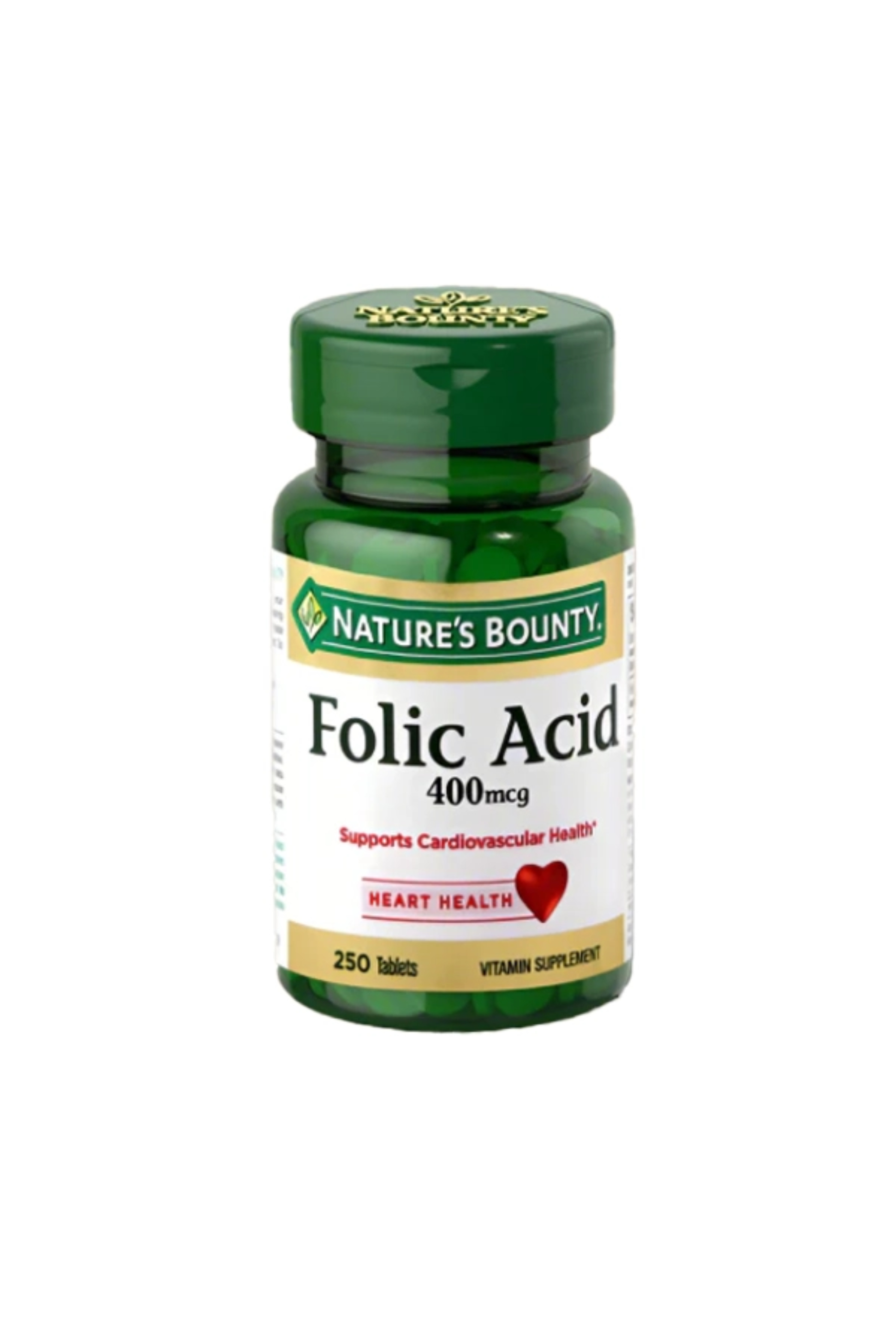 NATURE'S BOUNTY FOLIC ACID 400MG TAB 250'S