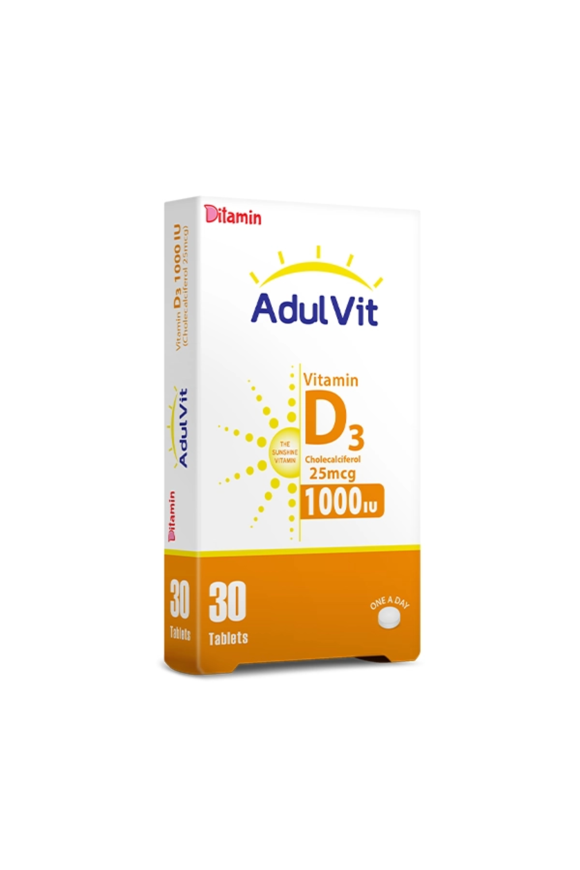 Ditamin Adulvit D3 1000 Iu 30 tab