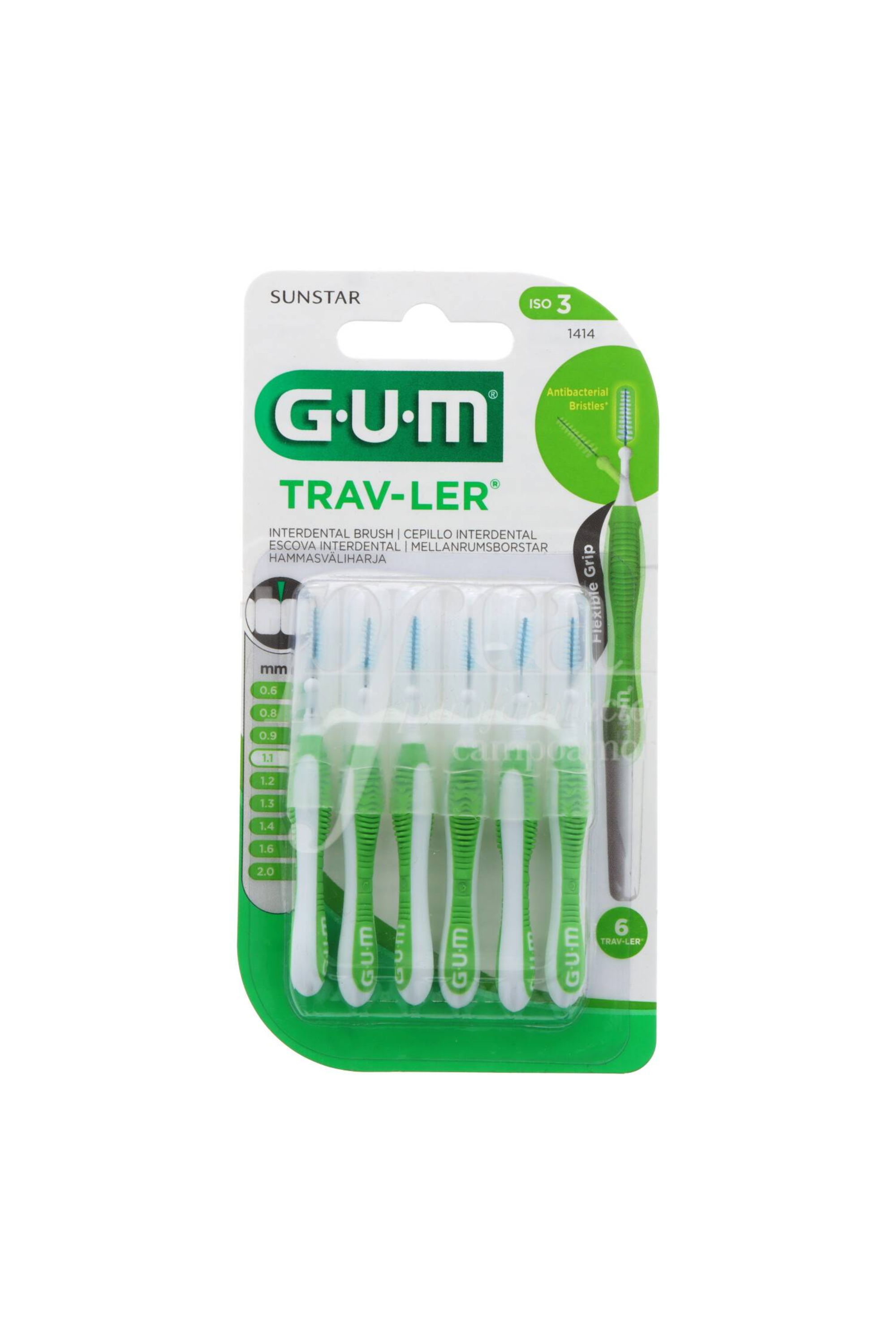 GUM PROXA BRUSH TRAVEL 1414