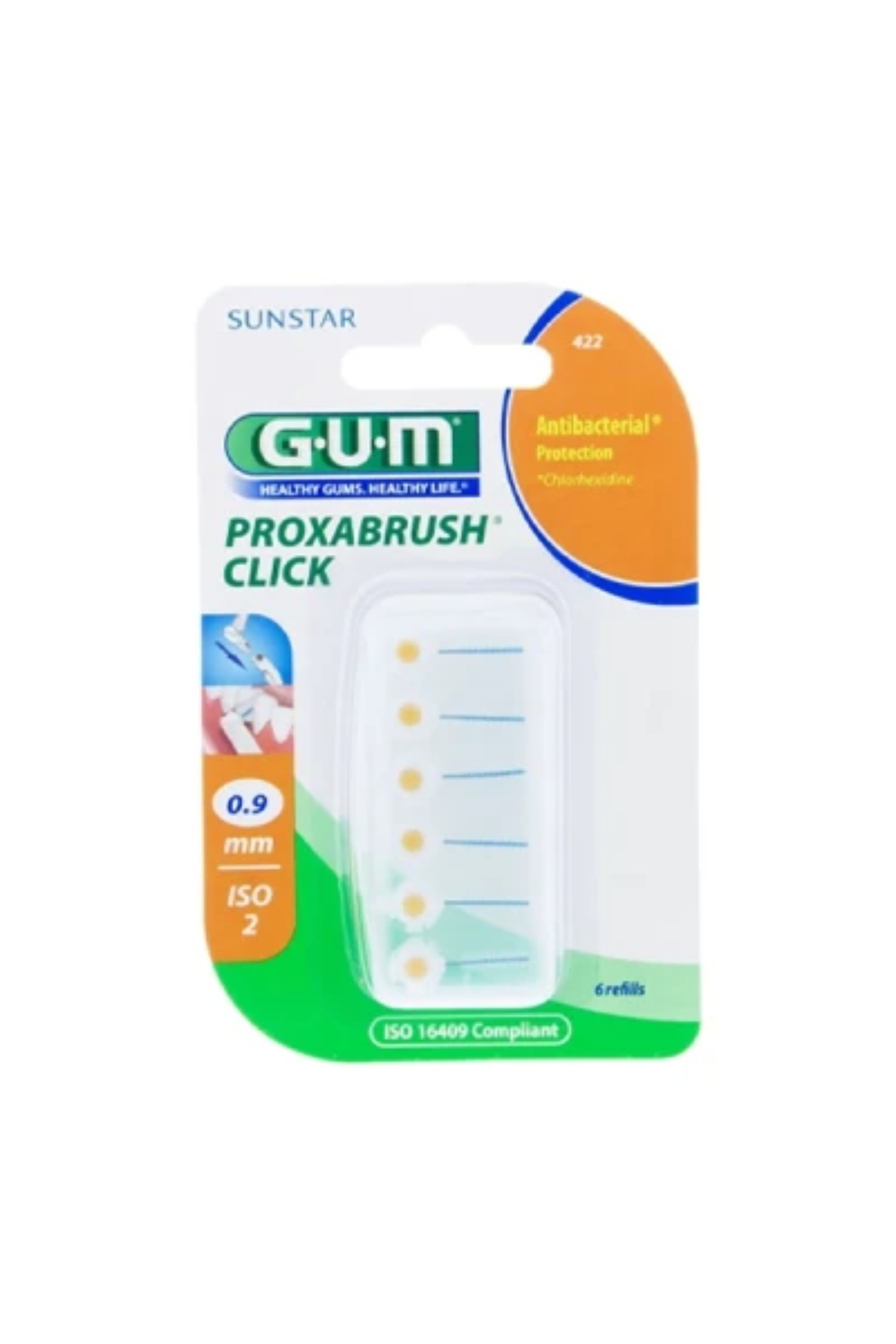 GUMPROXA BRUSH REFILL ULTRA FINE CYL 422