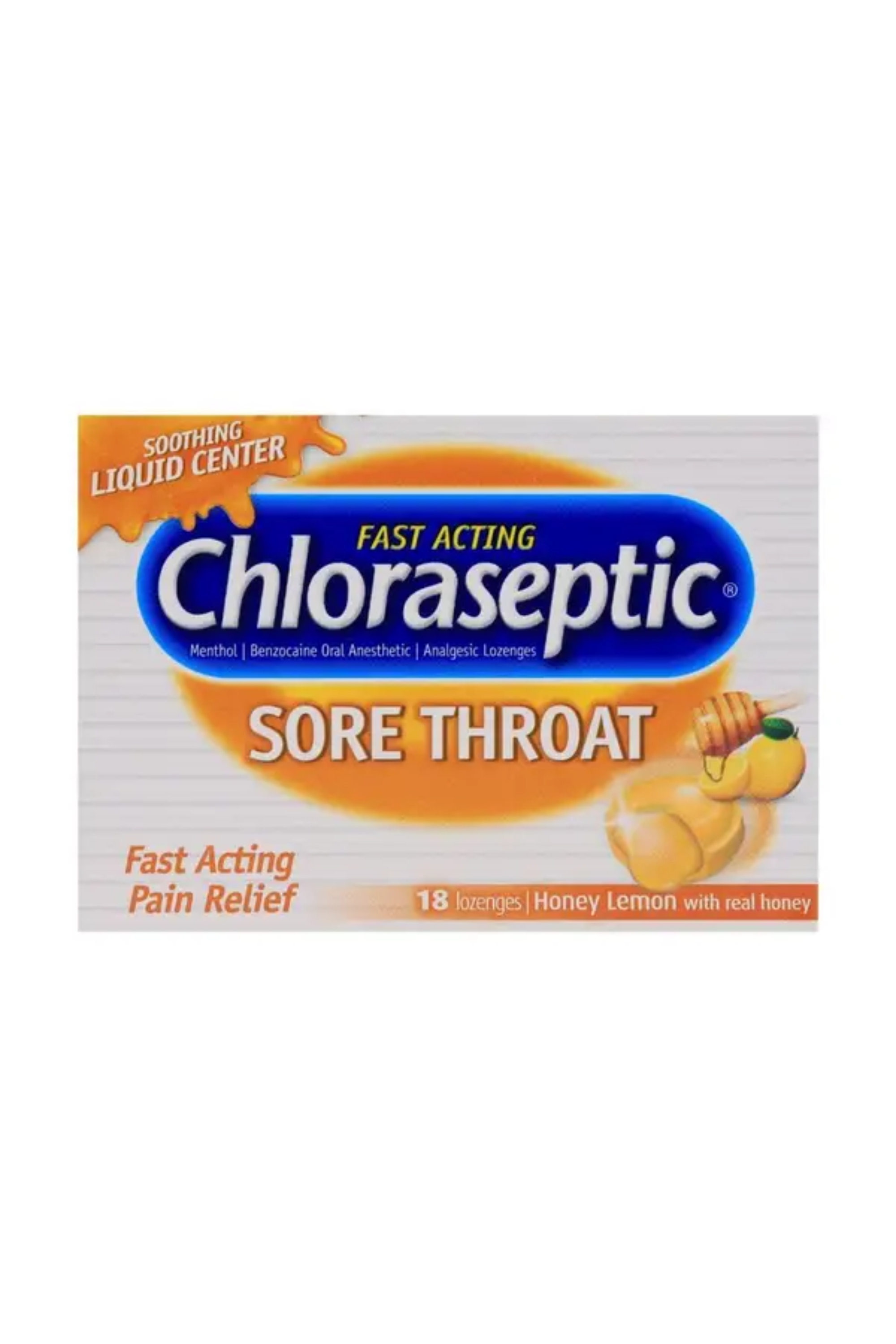 CHLORASEPTIC LOZ. HONEY-LEMON 18'S