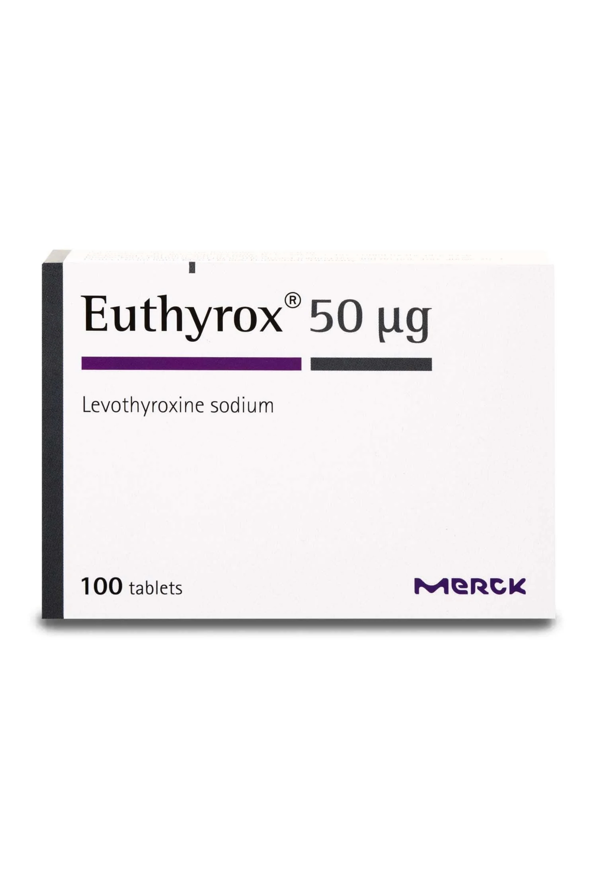 EUTHYROX 50MCG TAB 100S'