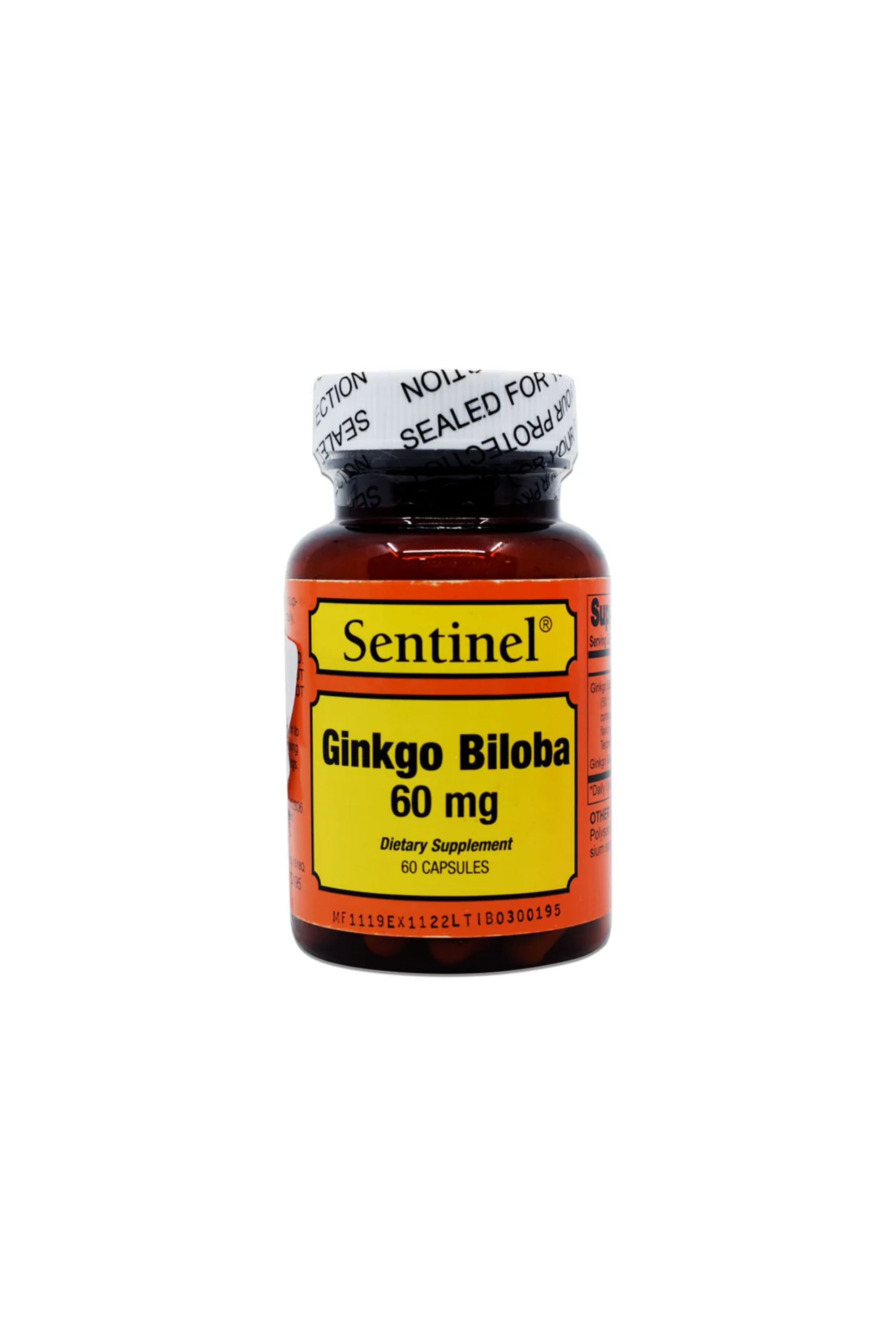 SENTINEL GINKGO BILOBA 60MG CAP 60'S