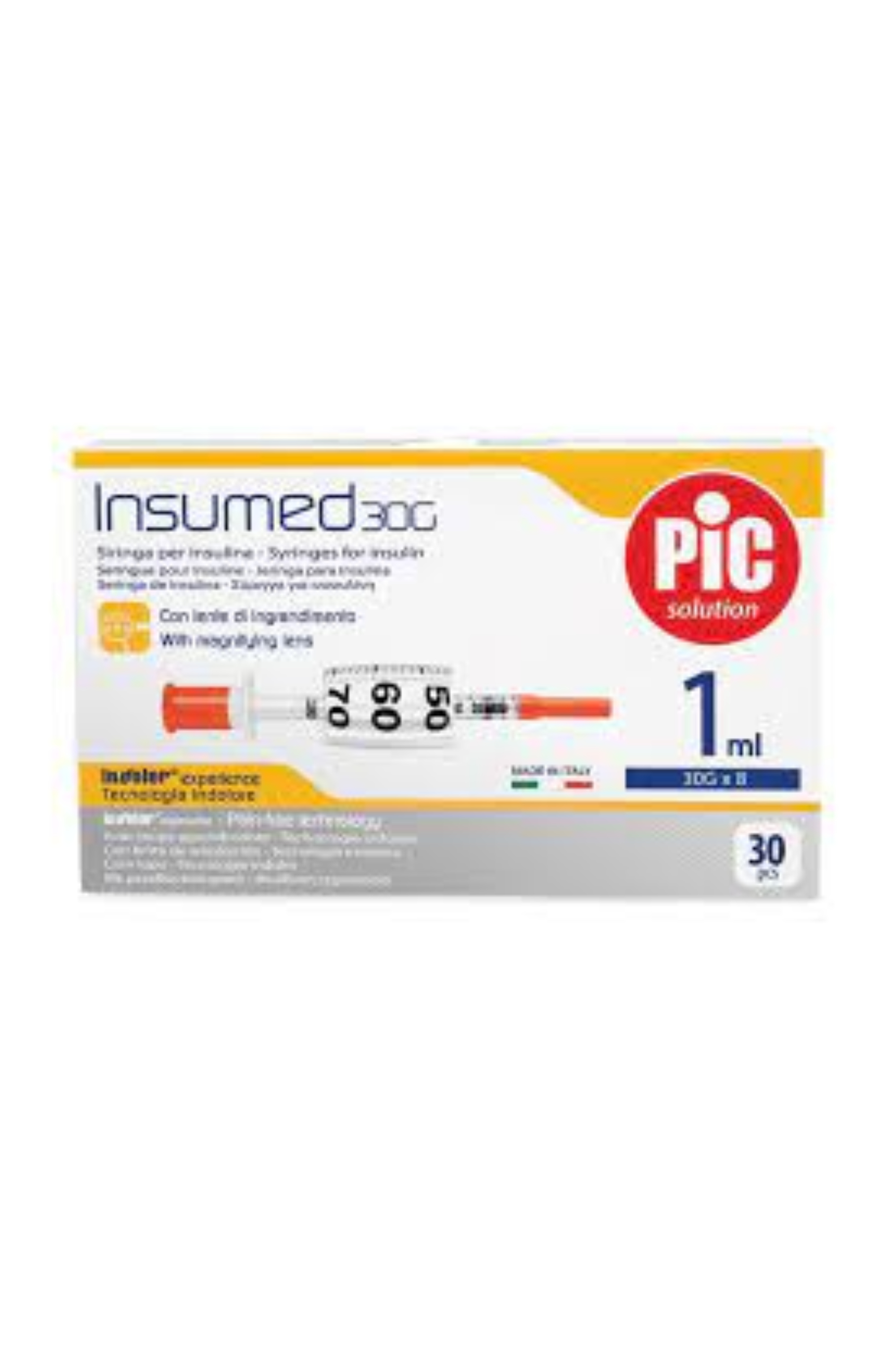PIC-INSUMED SYRINGE 1ML G30X8MM