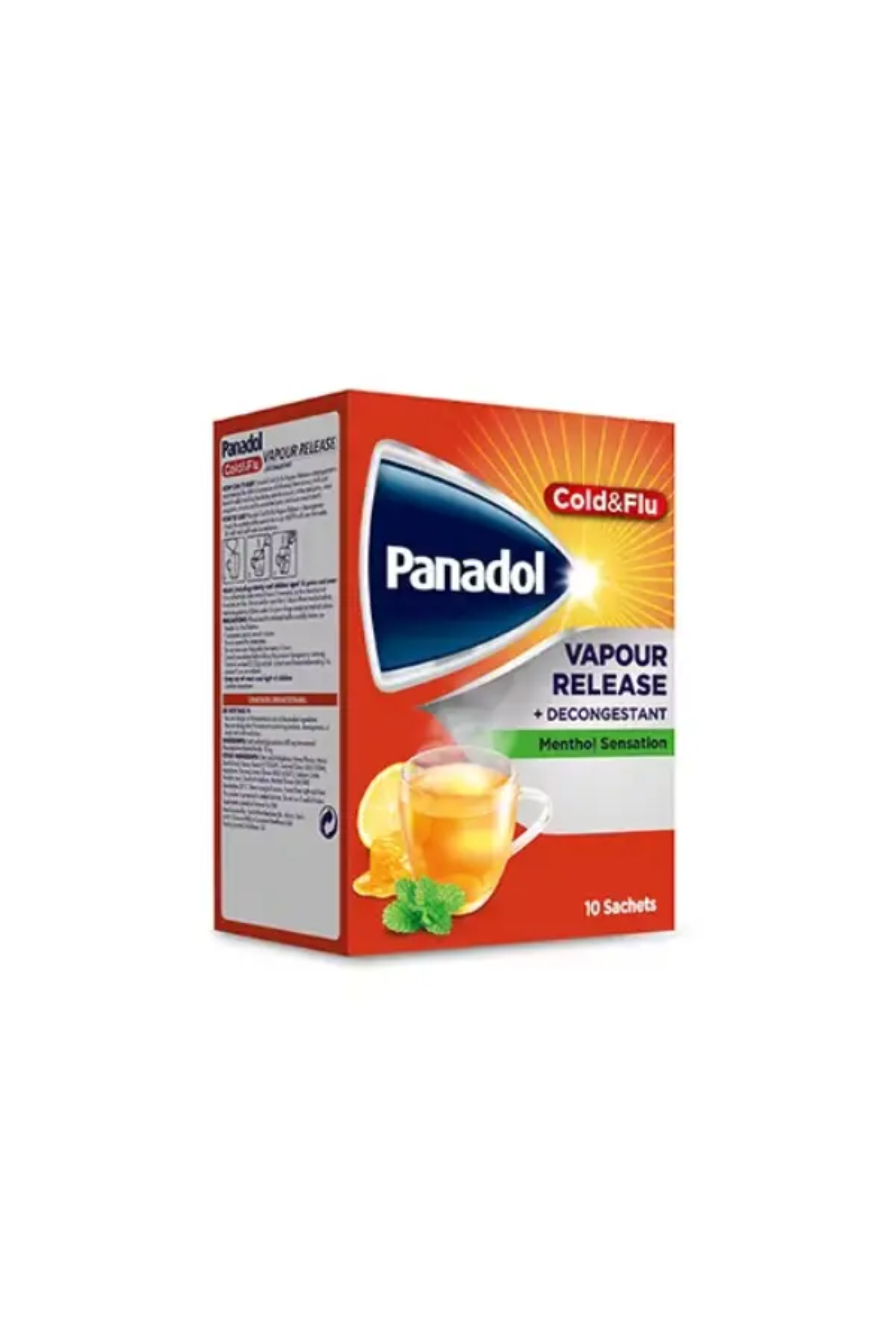PANADOL C & F VAPOR LEMON & HONEY SACHETS 10'S