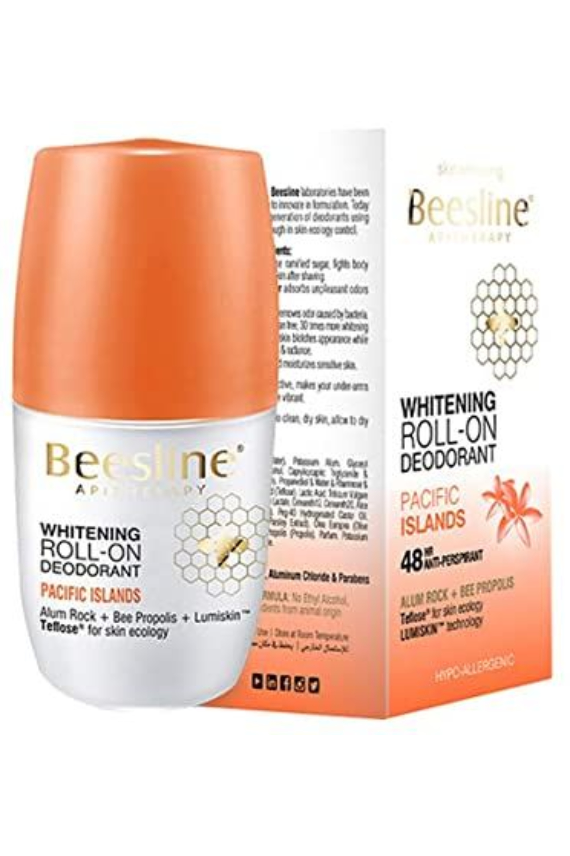 BEESLINE WHITE DEO ROLL ON PACIFIC ISLAND 50ML