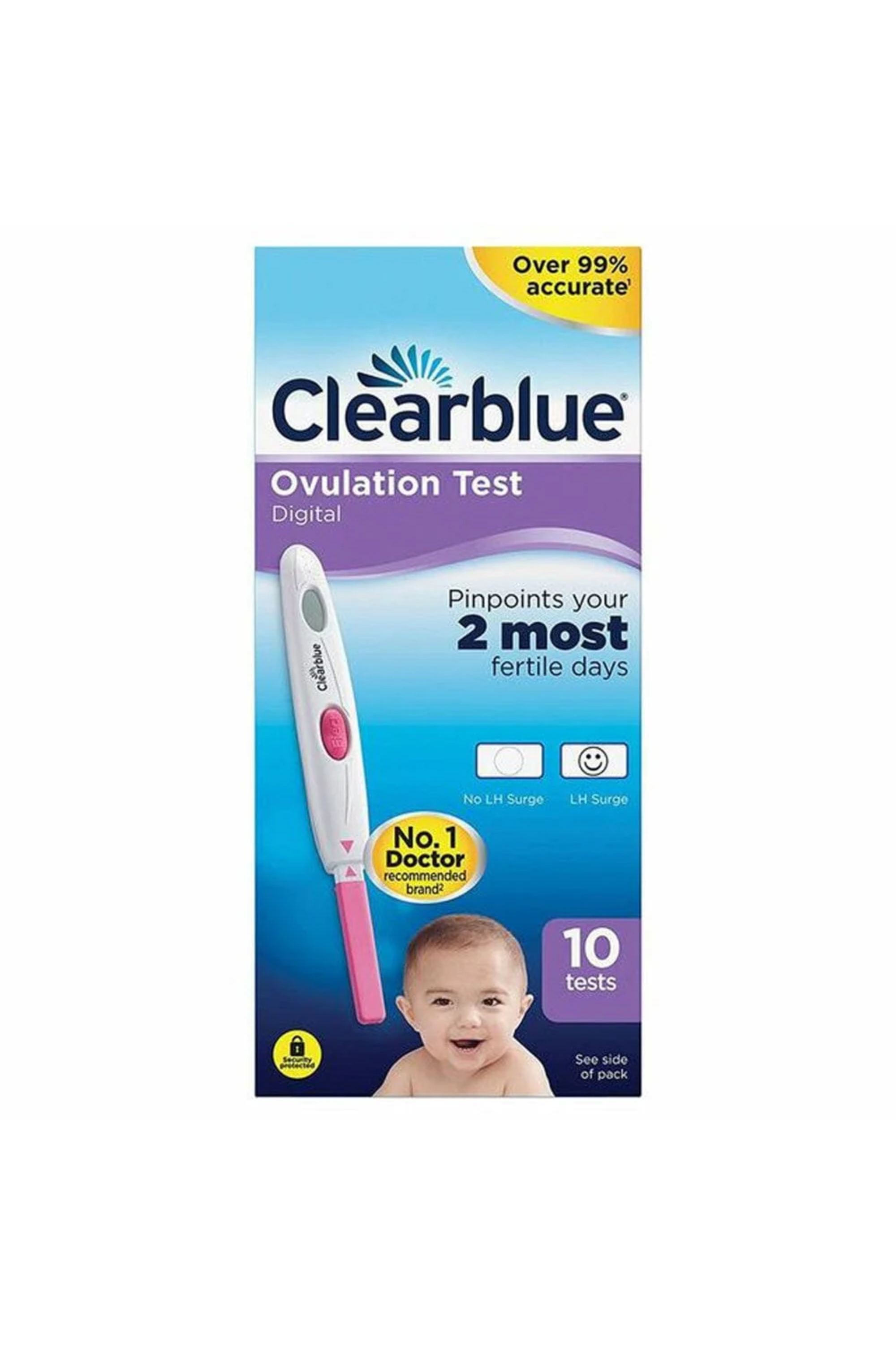 CLEARBLUE DIGITAL OVULATION TEST 10'S (28042)