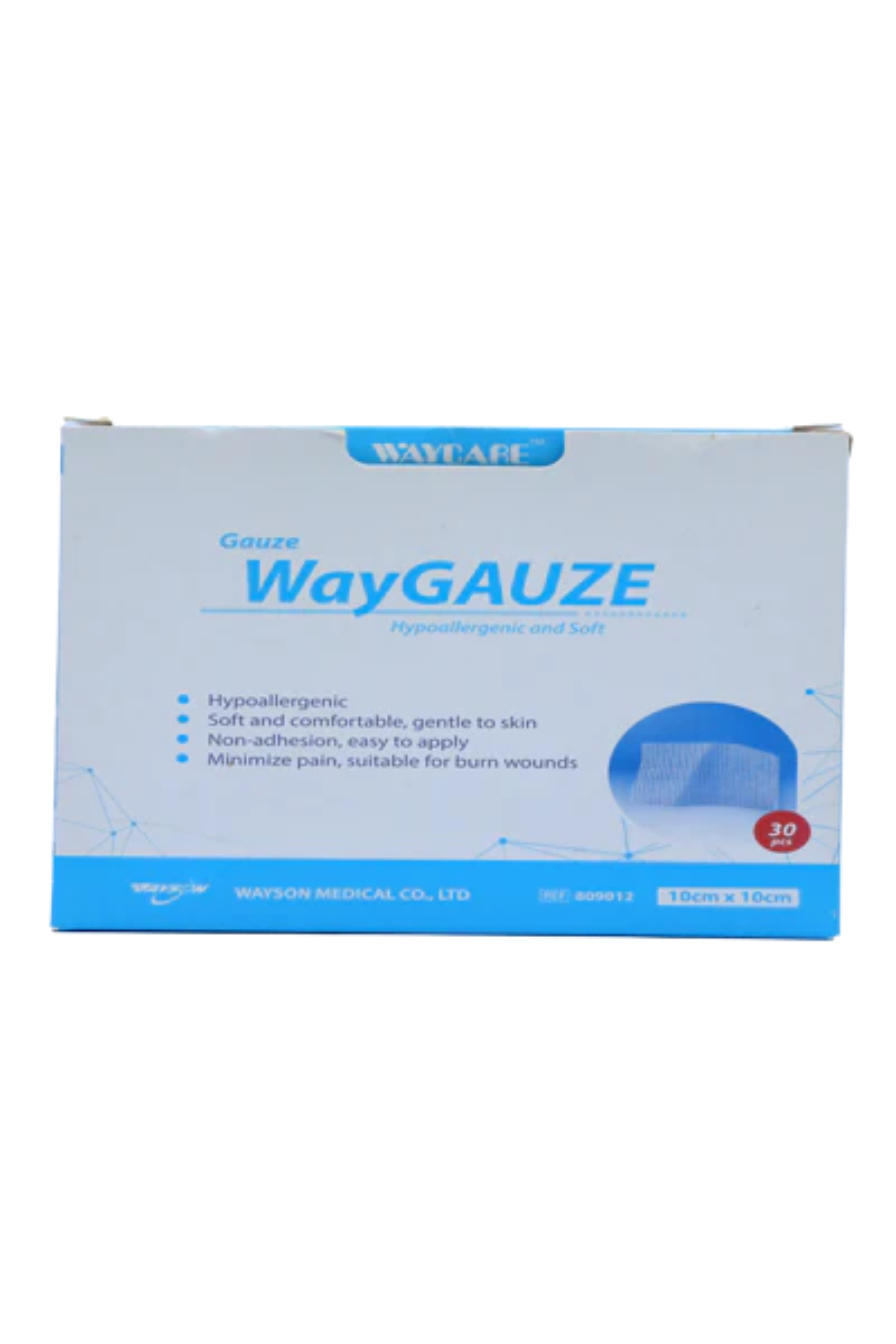 WAYCARE GAUZE SWAB 10 X 10CM 30'S