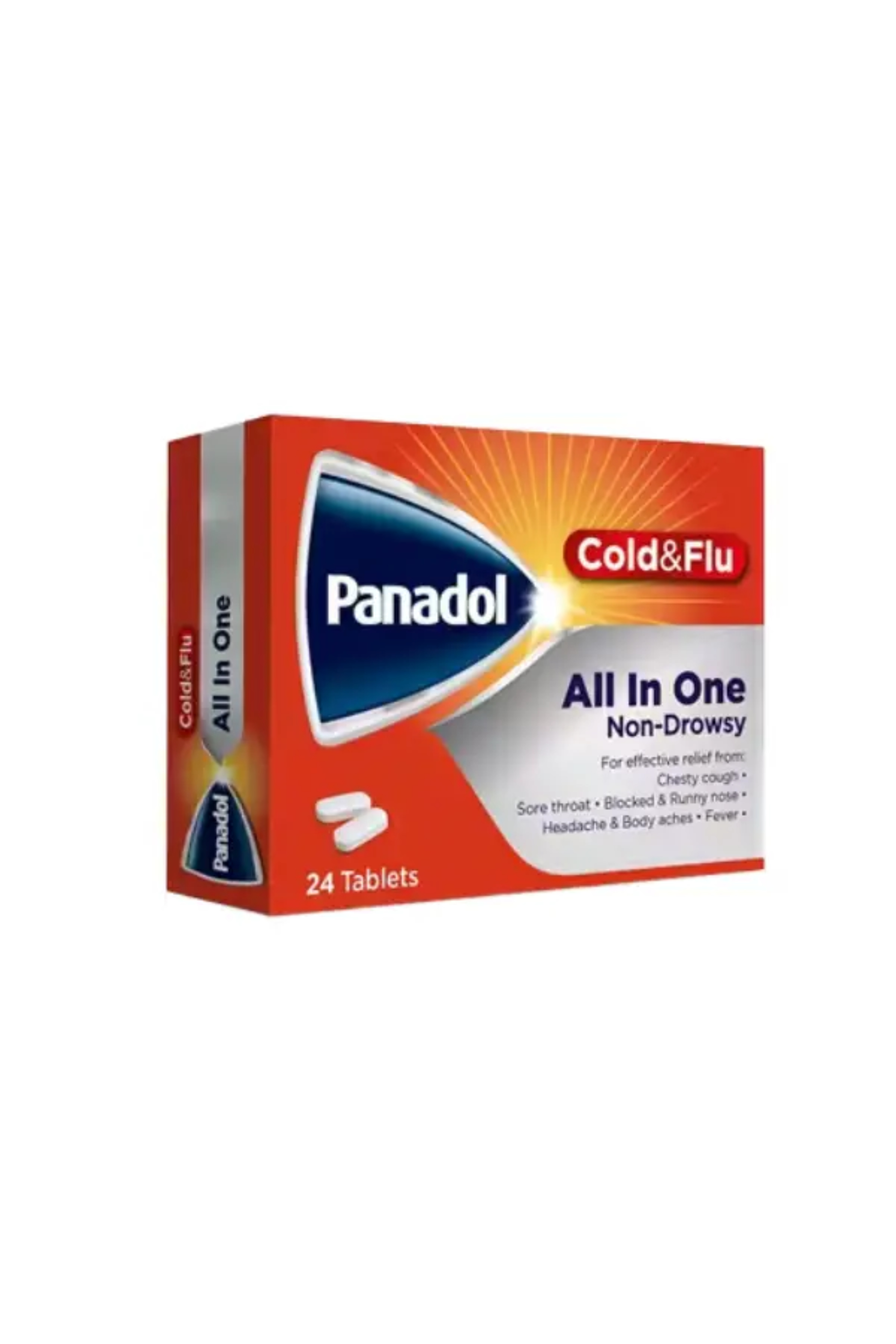 PANADOL COLD + FLU ALL IN ONE TABLET 24'S